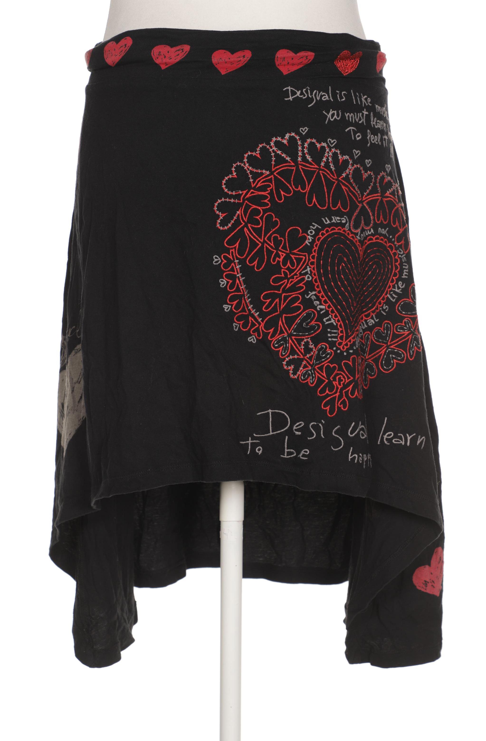 

Desigual Damen Rock, schwarz, Gr. 46
