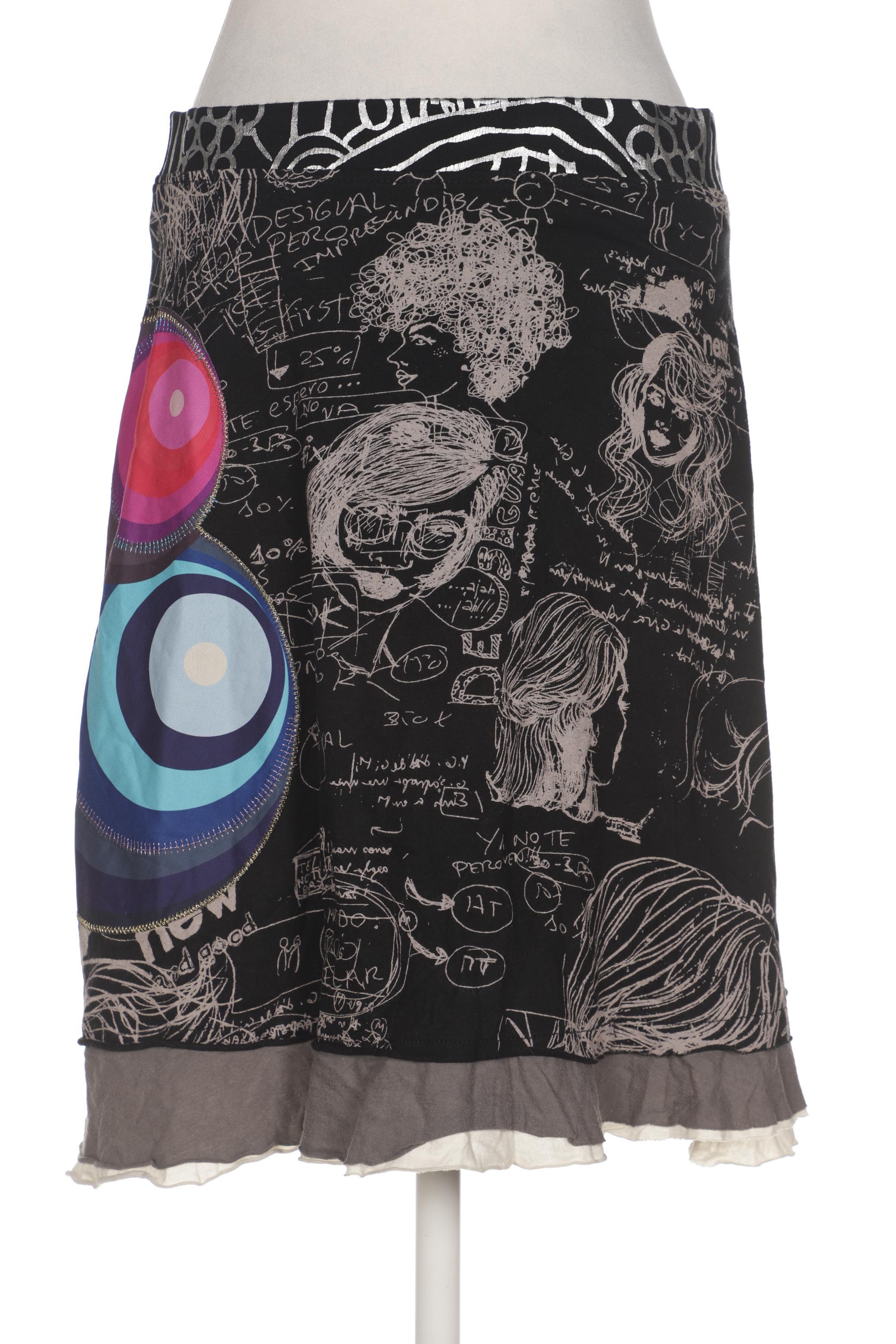 

Desigual Damen Rock, schwarz, Gr. 38