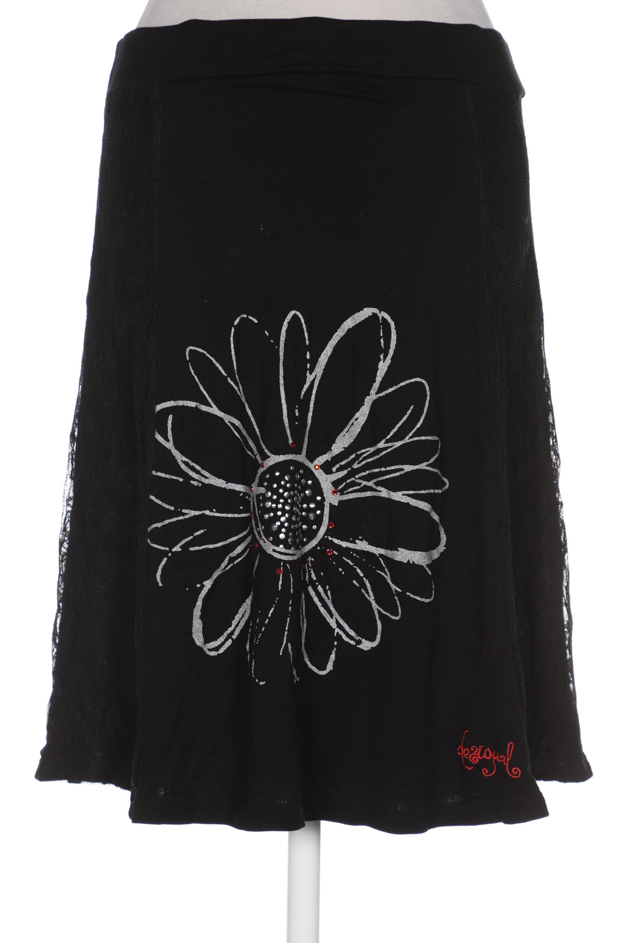 

Desigual Damen Rock, schwarz, Gr. 38