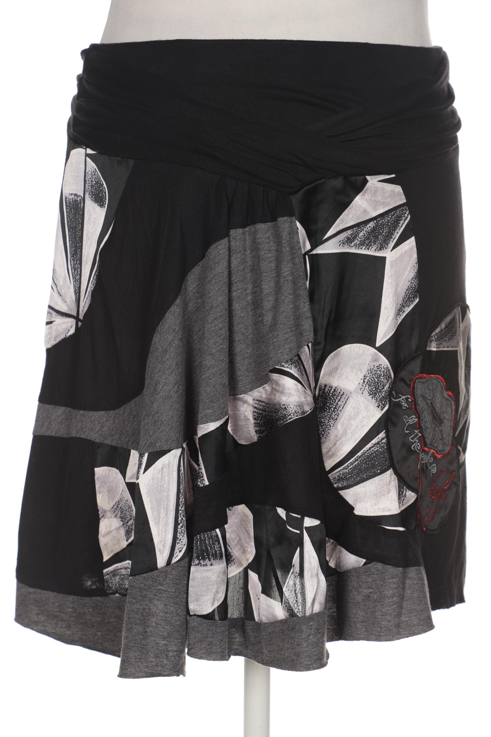 

Desigual Damen Rock, schwarz, Gr. 42