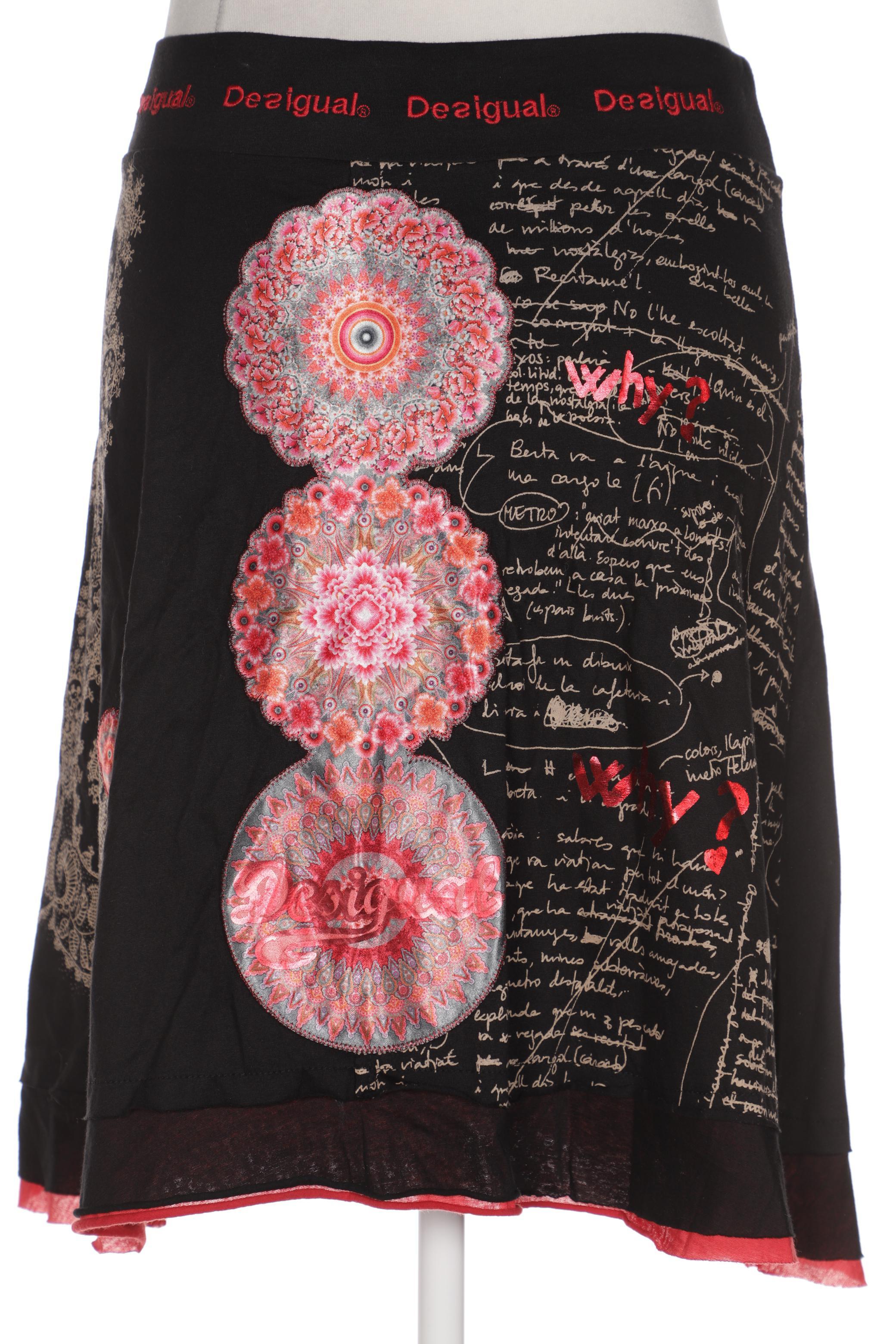 

Desigual Damen Rock, schwarz, Gr. 42