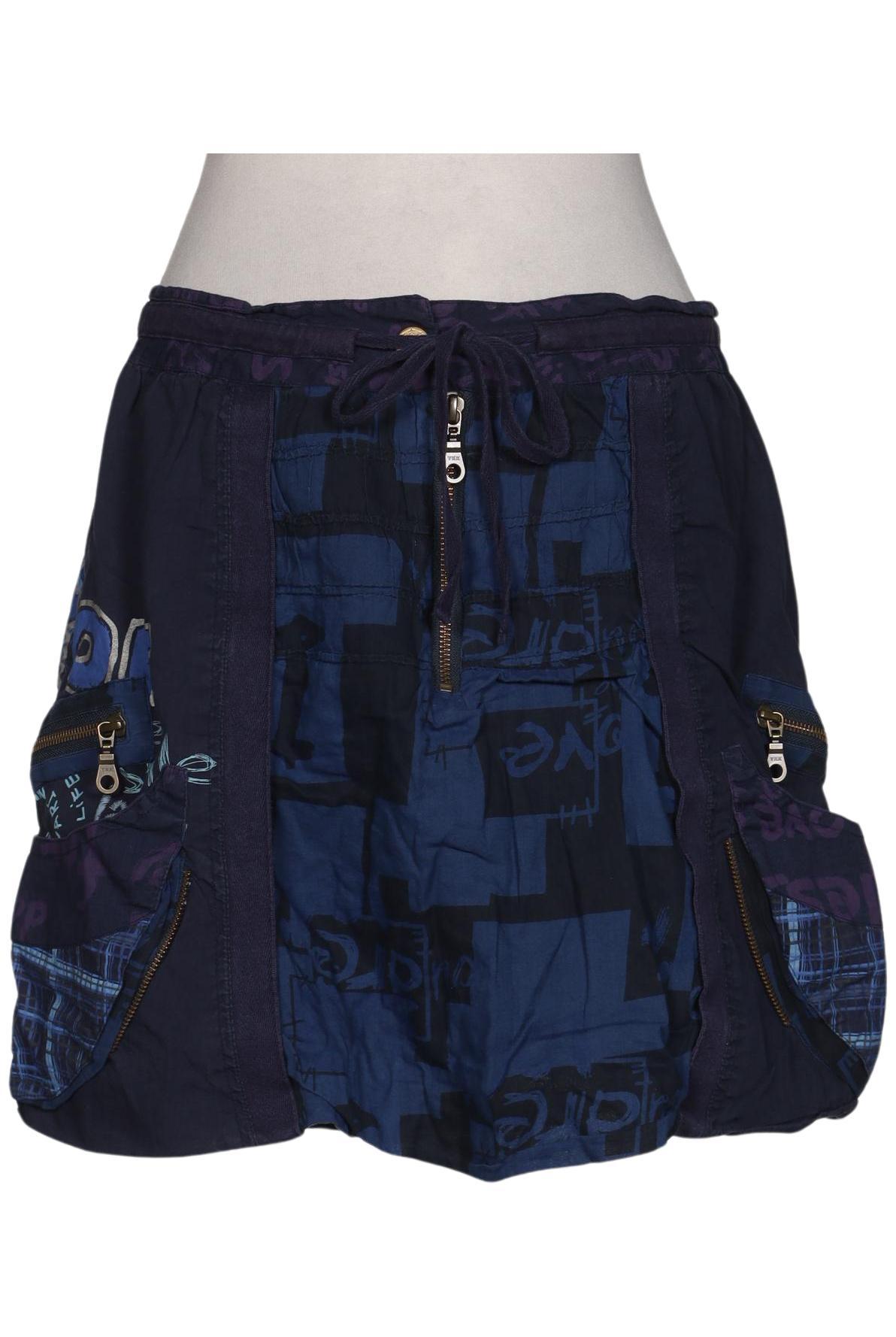 

Desigual Damen Rock, marineblau, Gr. 36