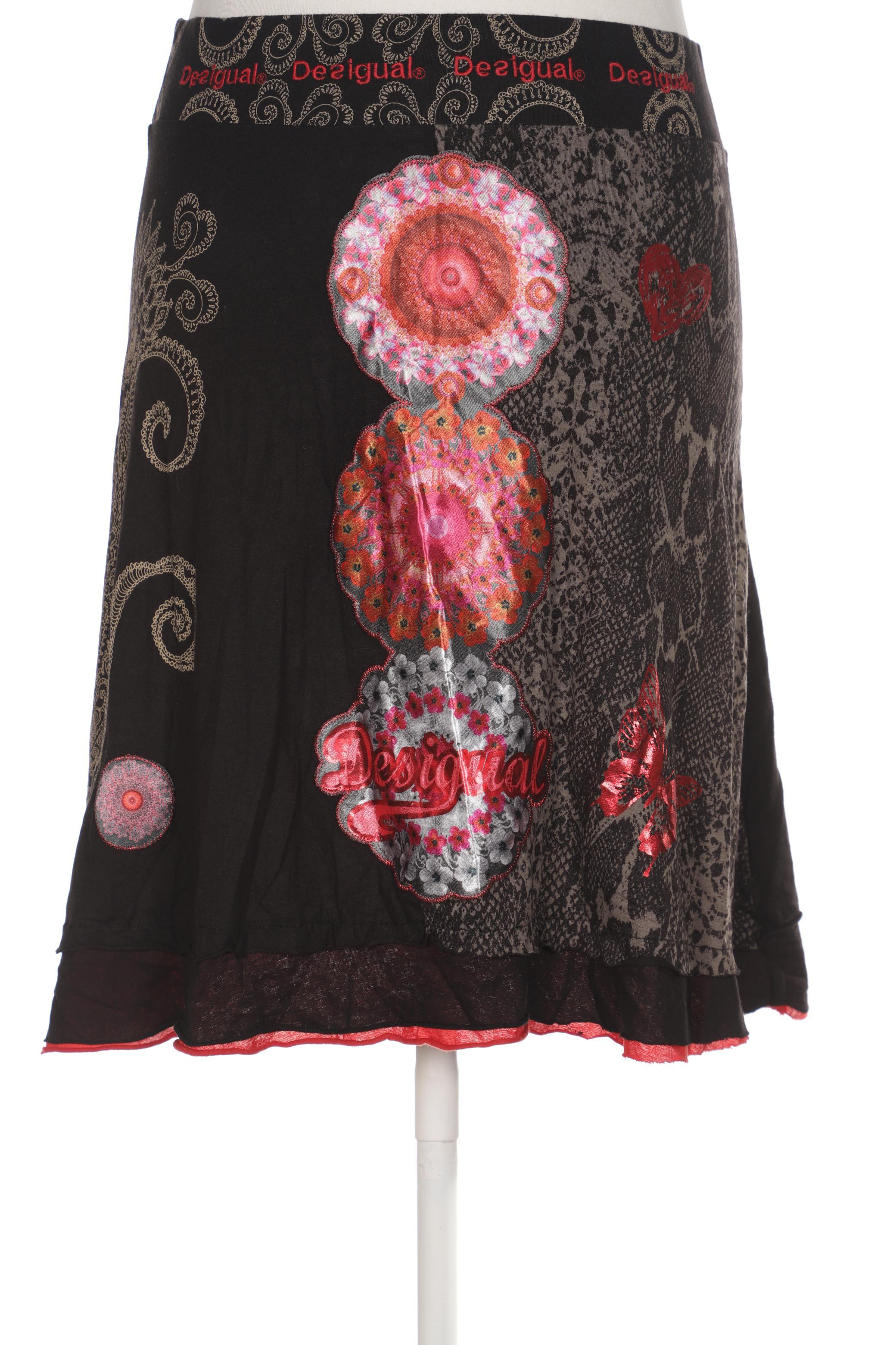 

Desigual Damen Rock, schwarz, Gr. 42