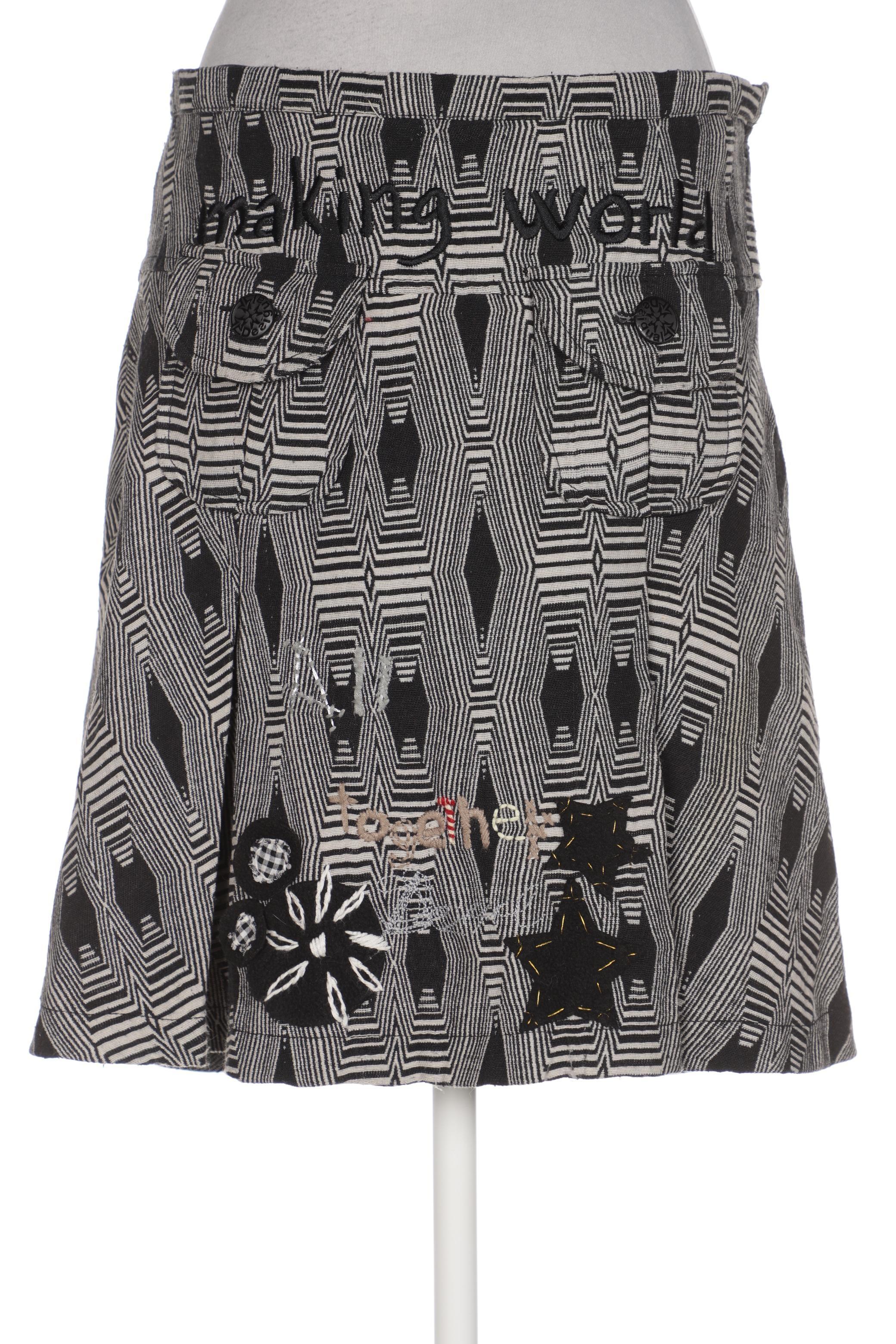 

Desigual Damen Rock, grau, Gr. 40