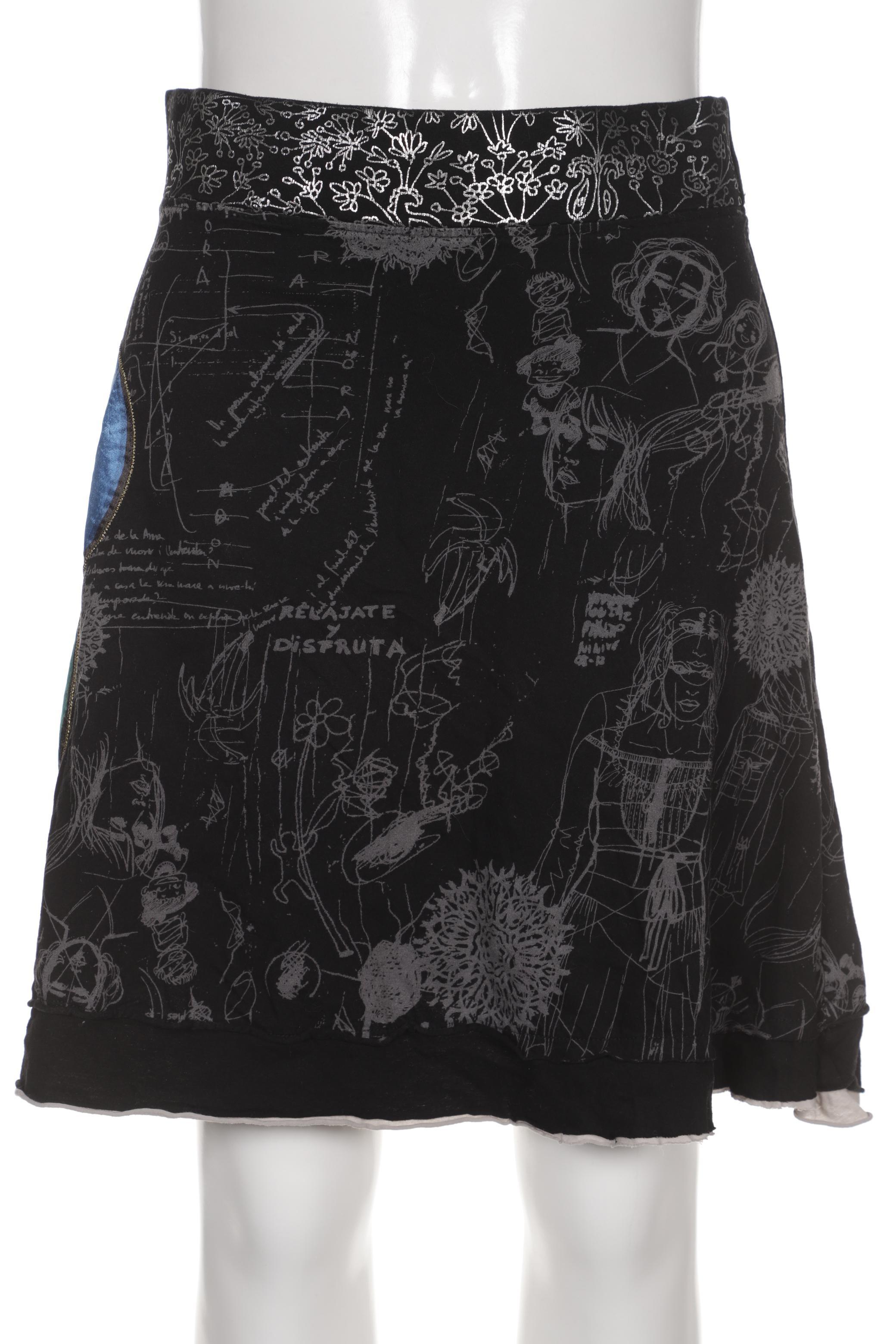 

Desigual Damen Rock, schwarz, Gr. 42