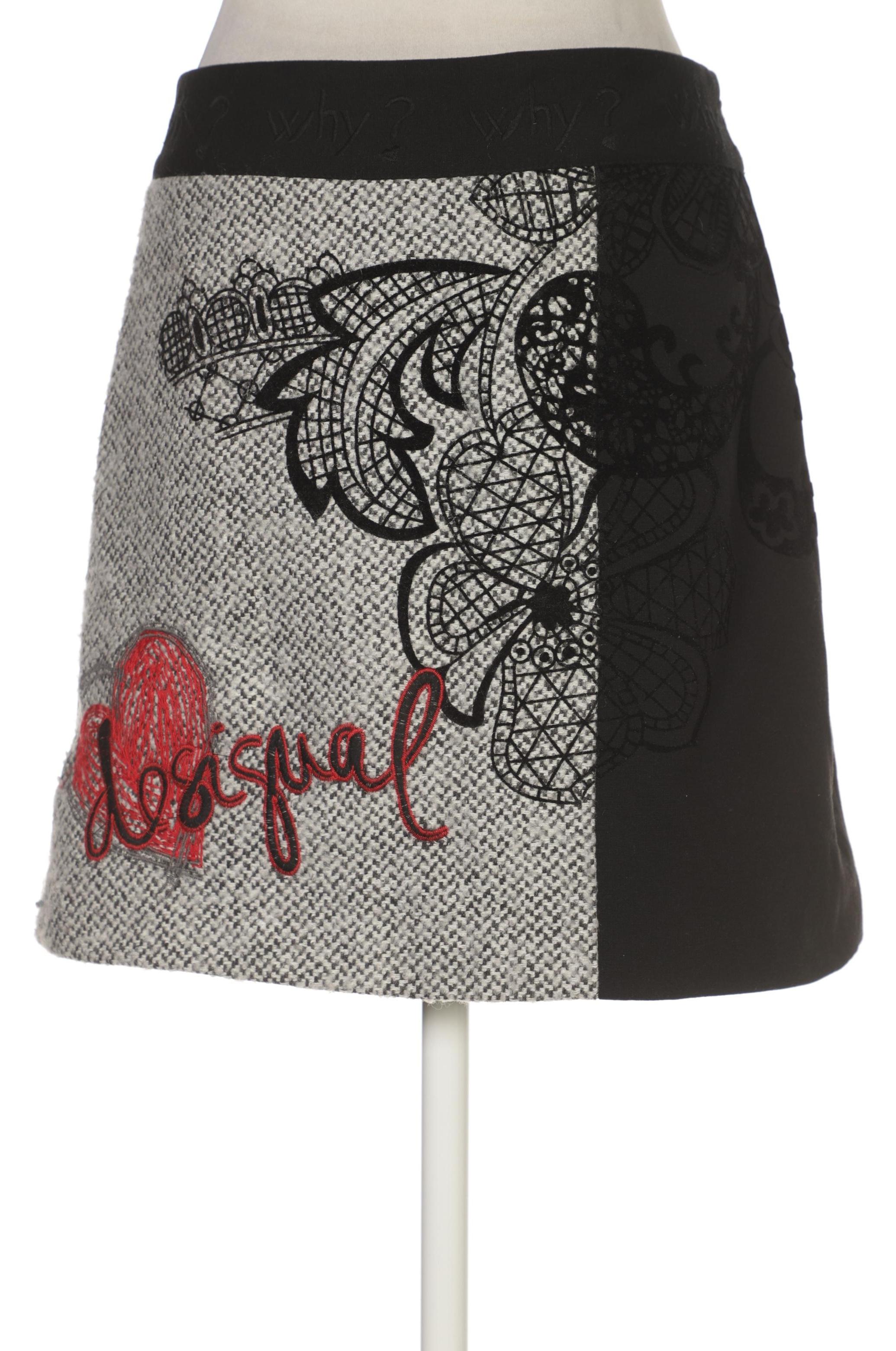 

Desigual Damen Rock, schwarz, Gr. 38