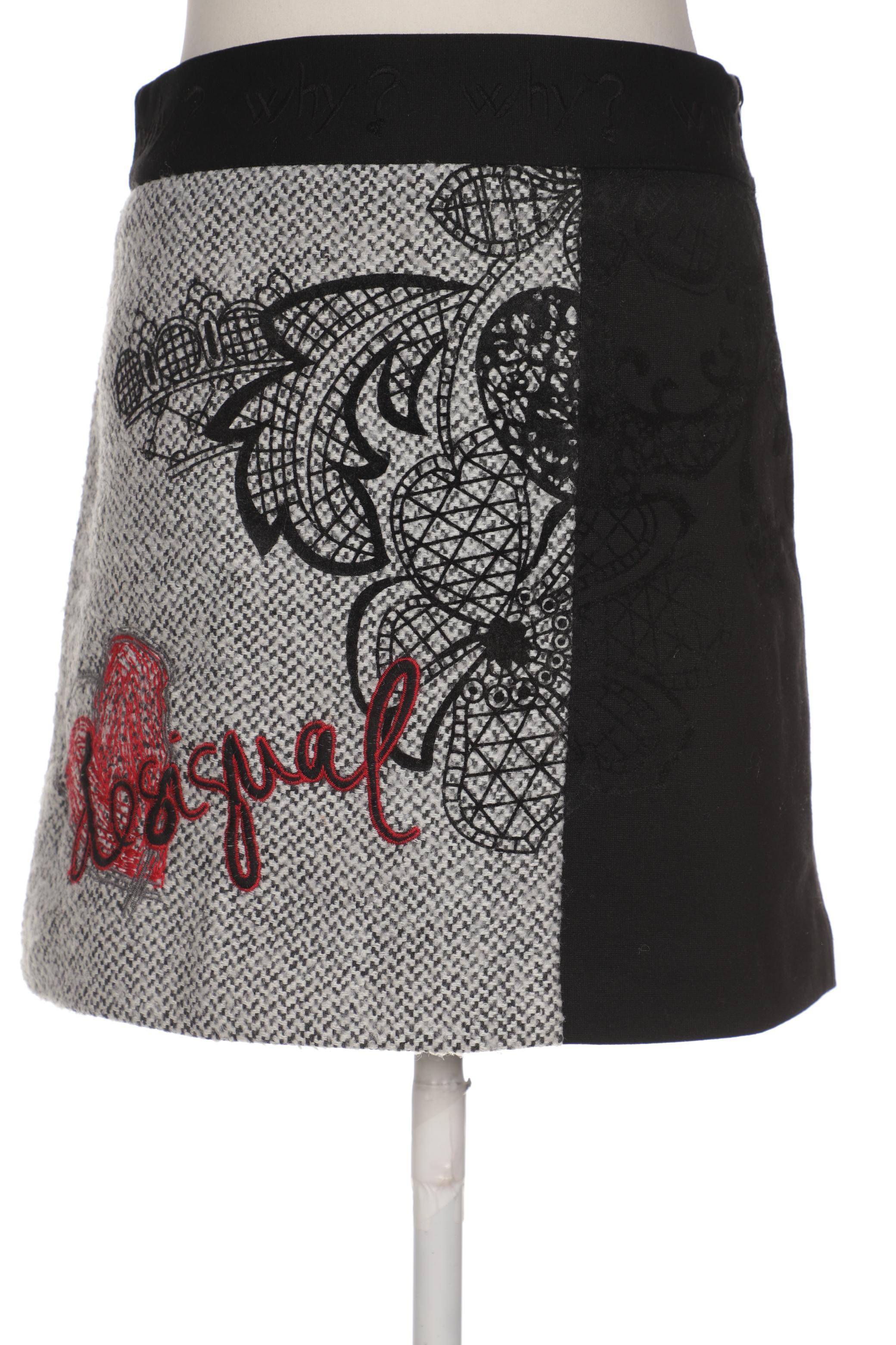 

Desigual Damen Rock, grau, Gr. 38