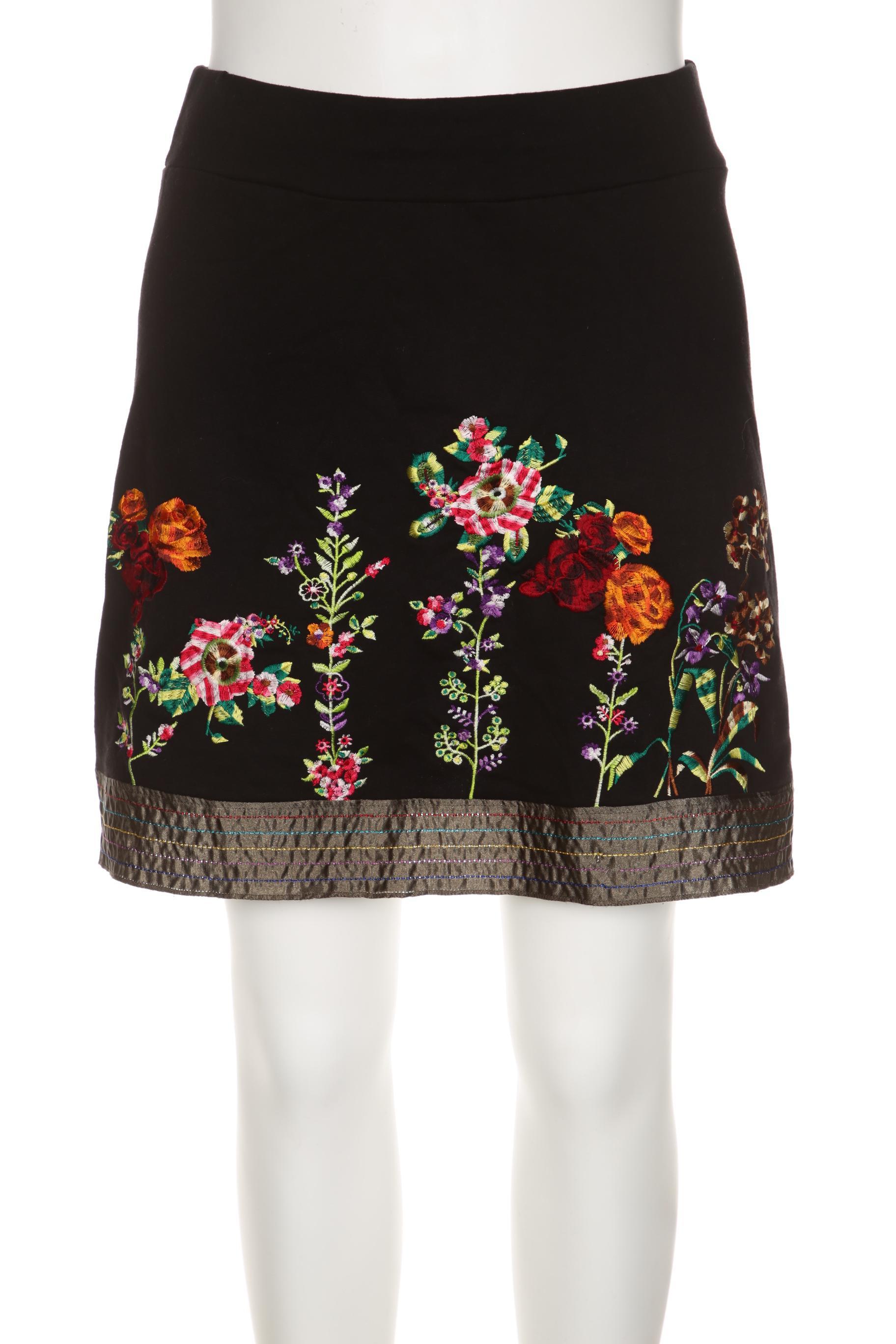 

Desigual Damen Rock, schwarz, Gr. 42