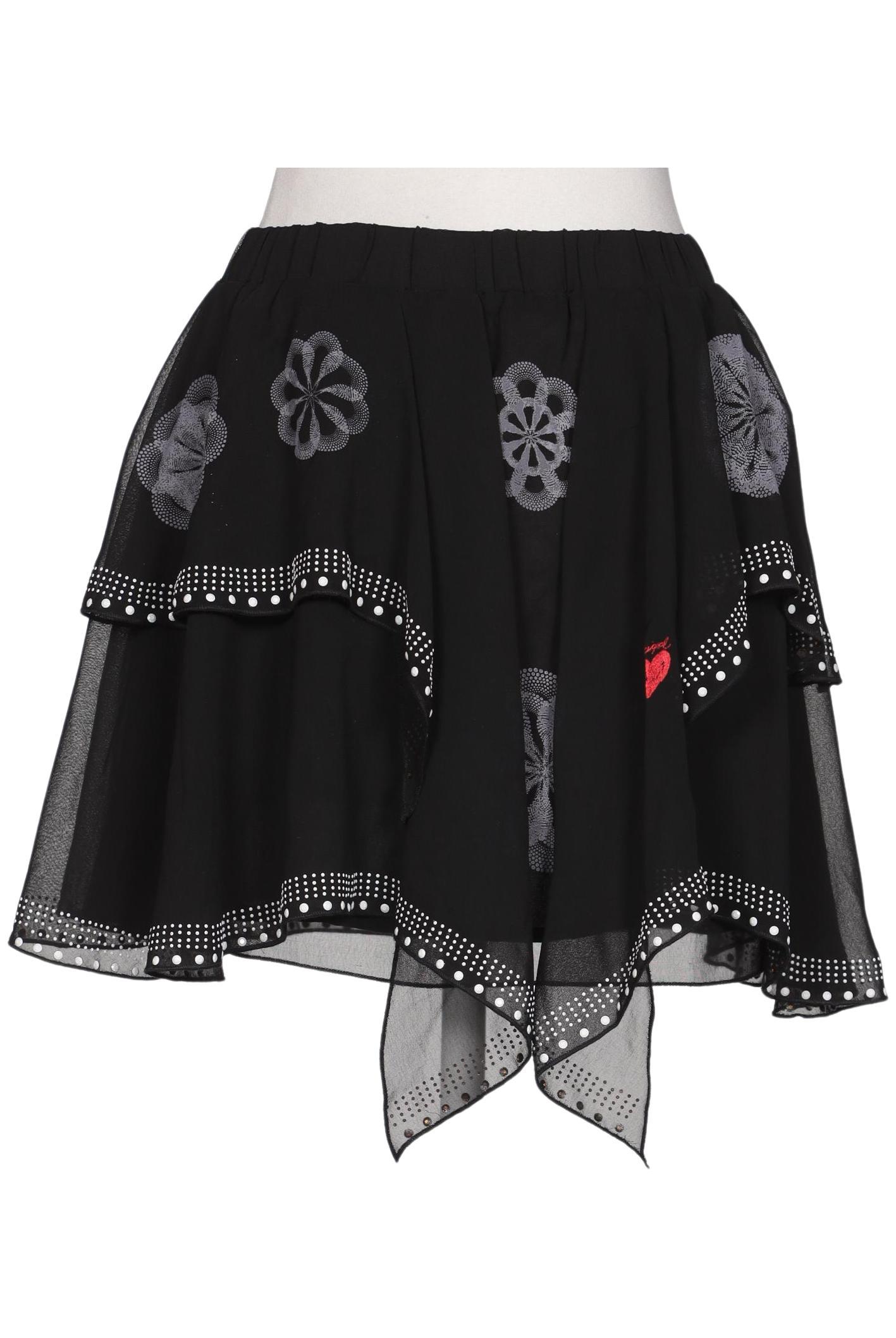 

Desigual Damen Rock, schwarz, Gr. 36