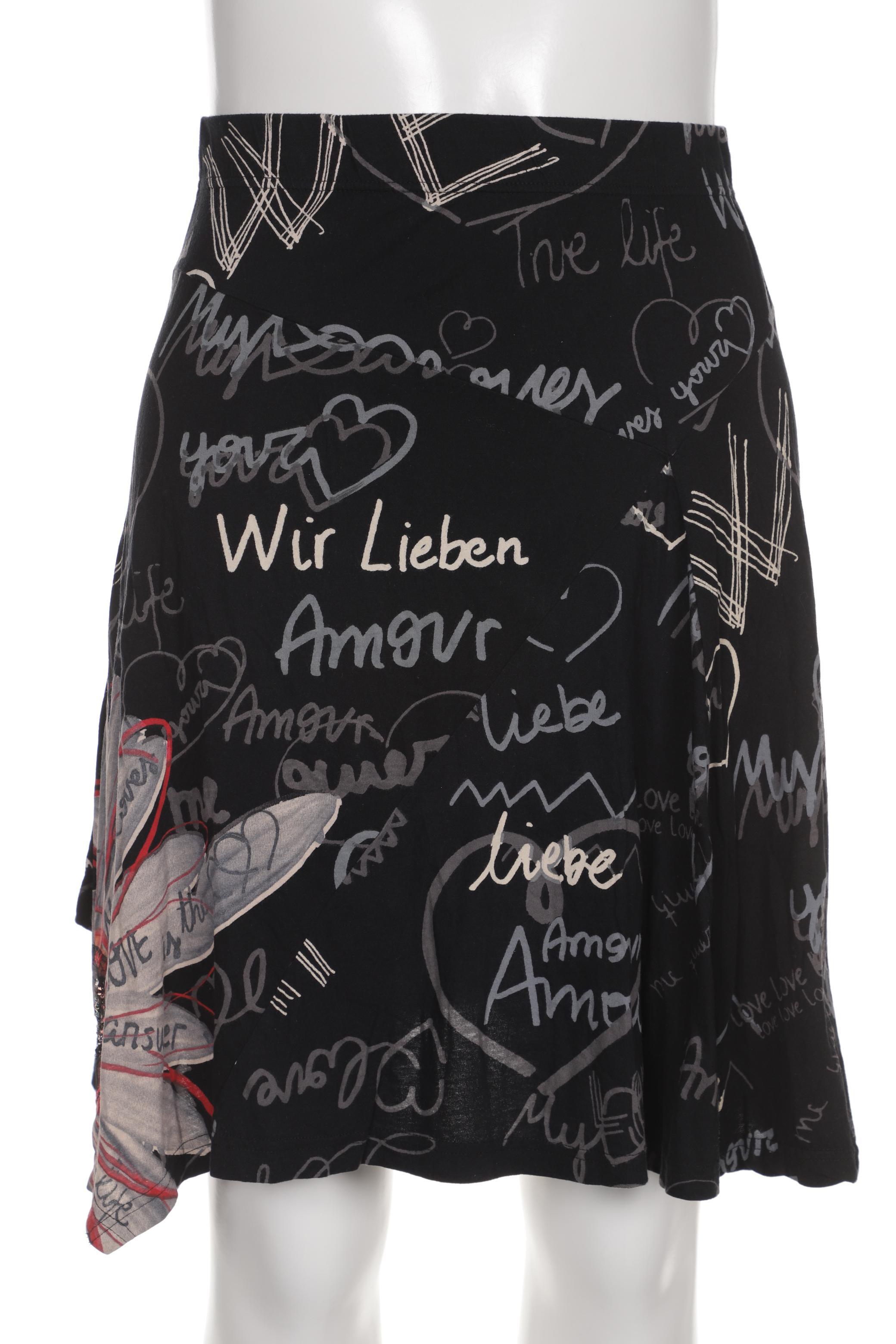 

Desigual Damen Rock, schwarz