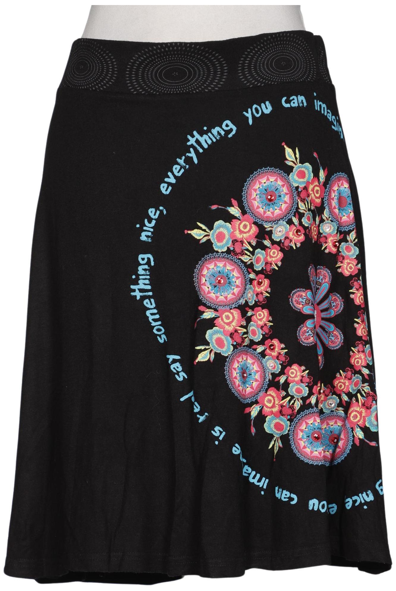 

Desigual Damen Rock, schwarz, Gr. 38