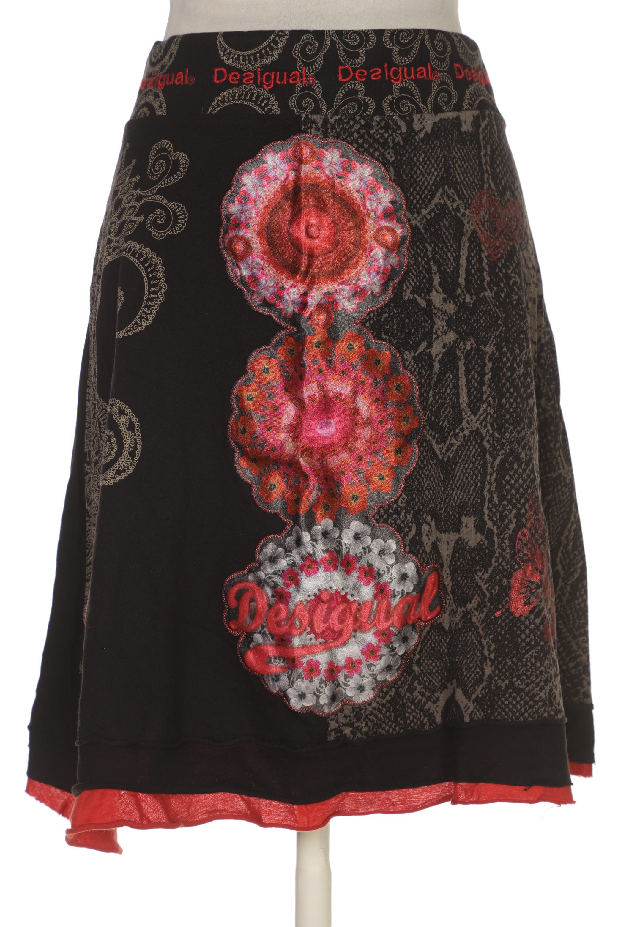 

Desigual Damen Rock, schwarz, Gr. 38