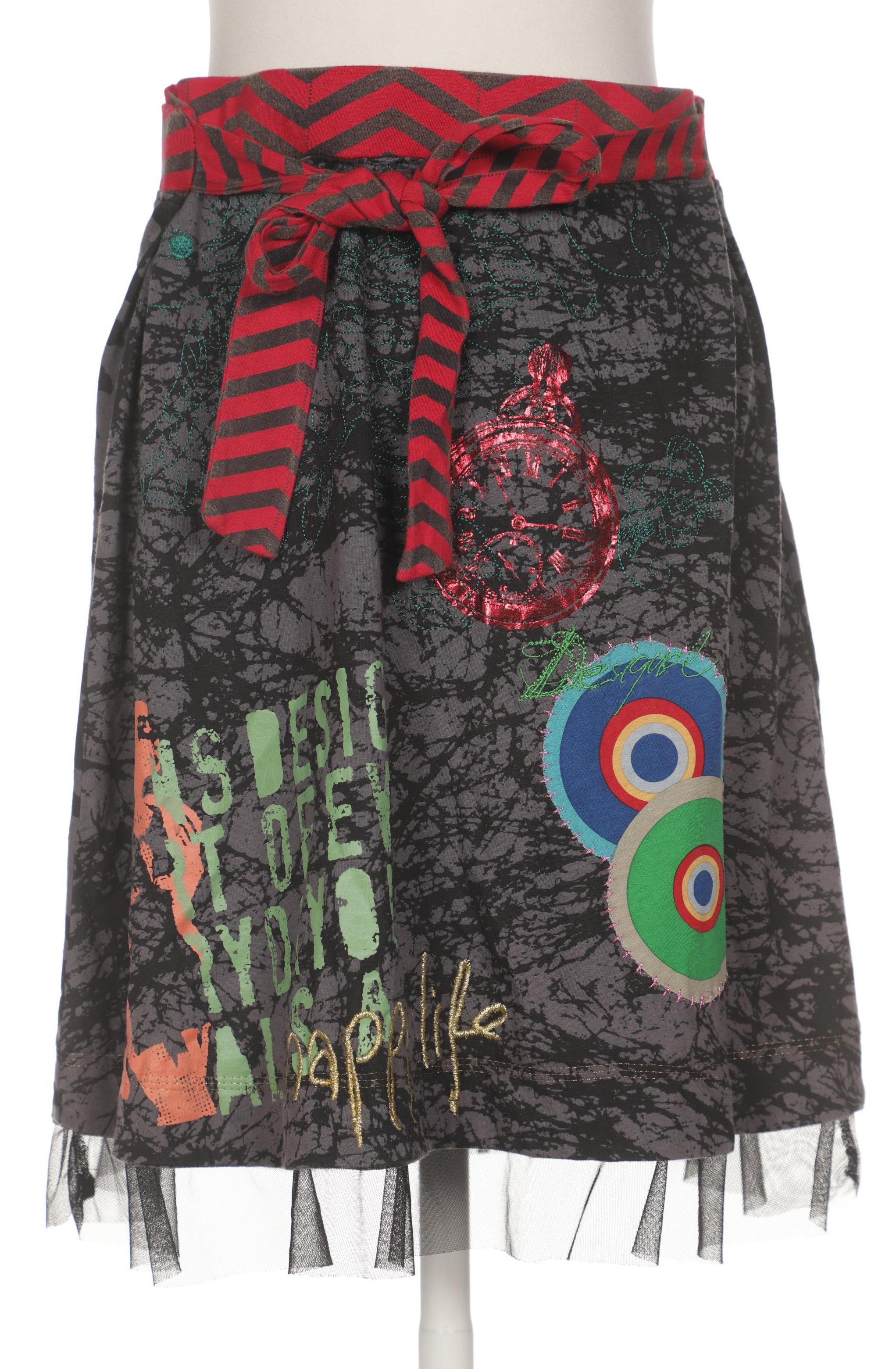 

Desigual Damen Rock, grau, Gr. 38