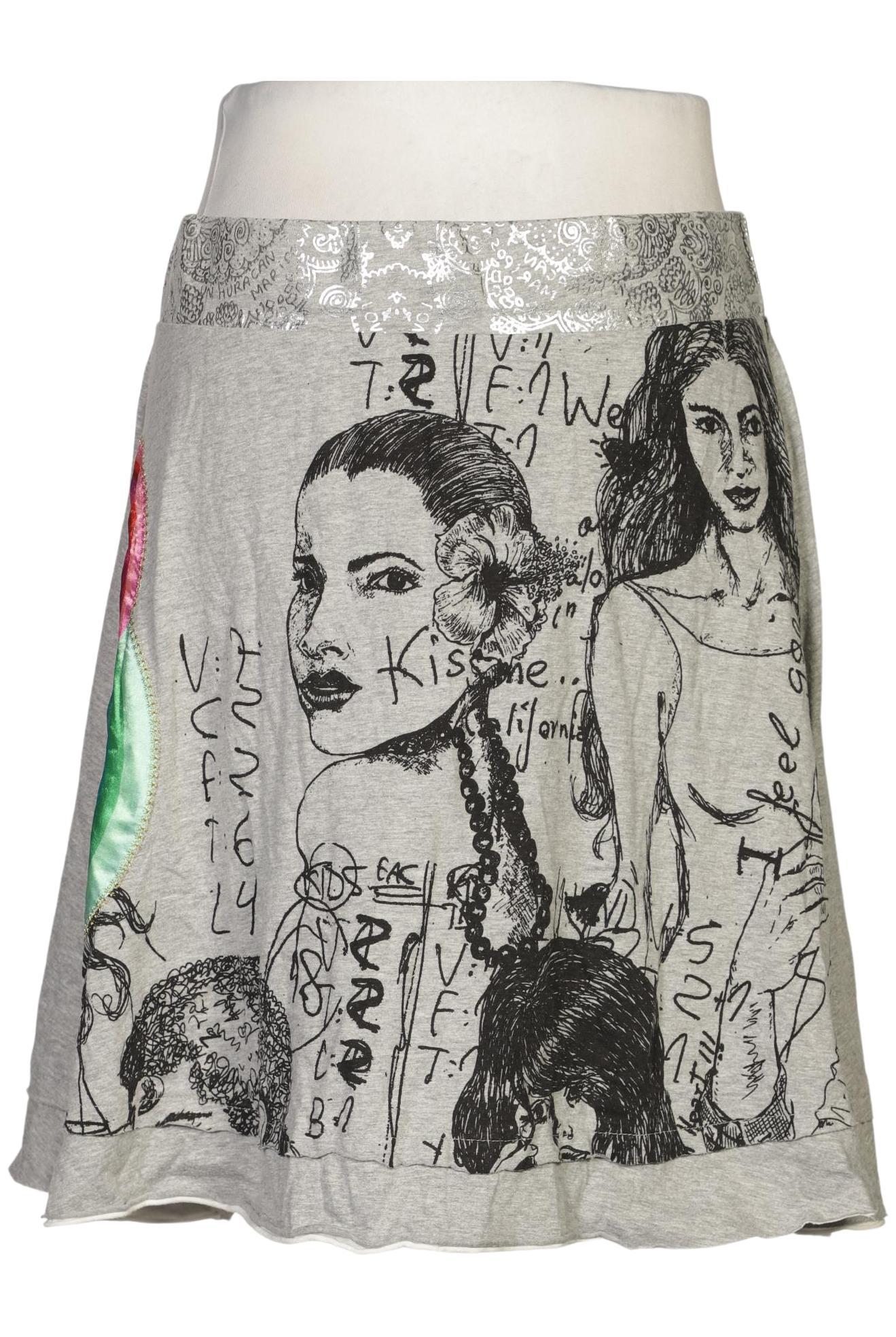 

Desigual Damen Rock, grau, Gr. 46