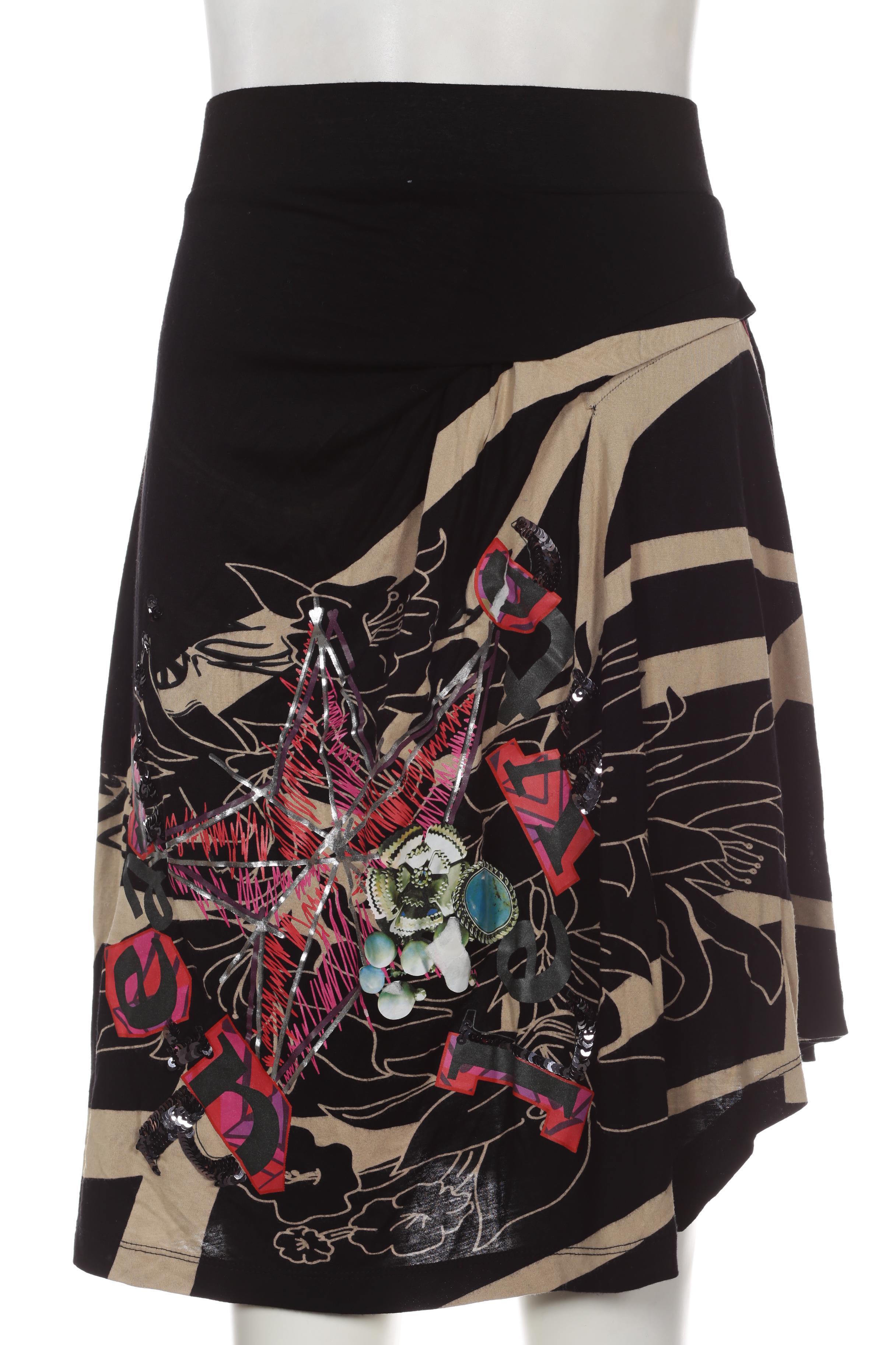 

Desigual Damen Rock, schwarz, Gr. 38