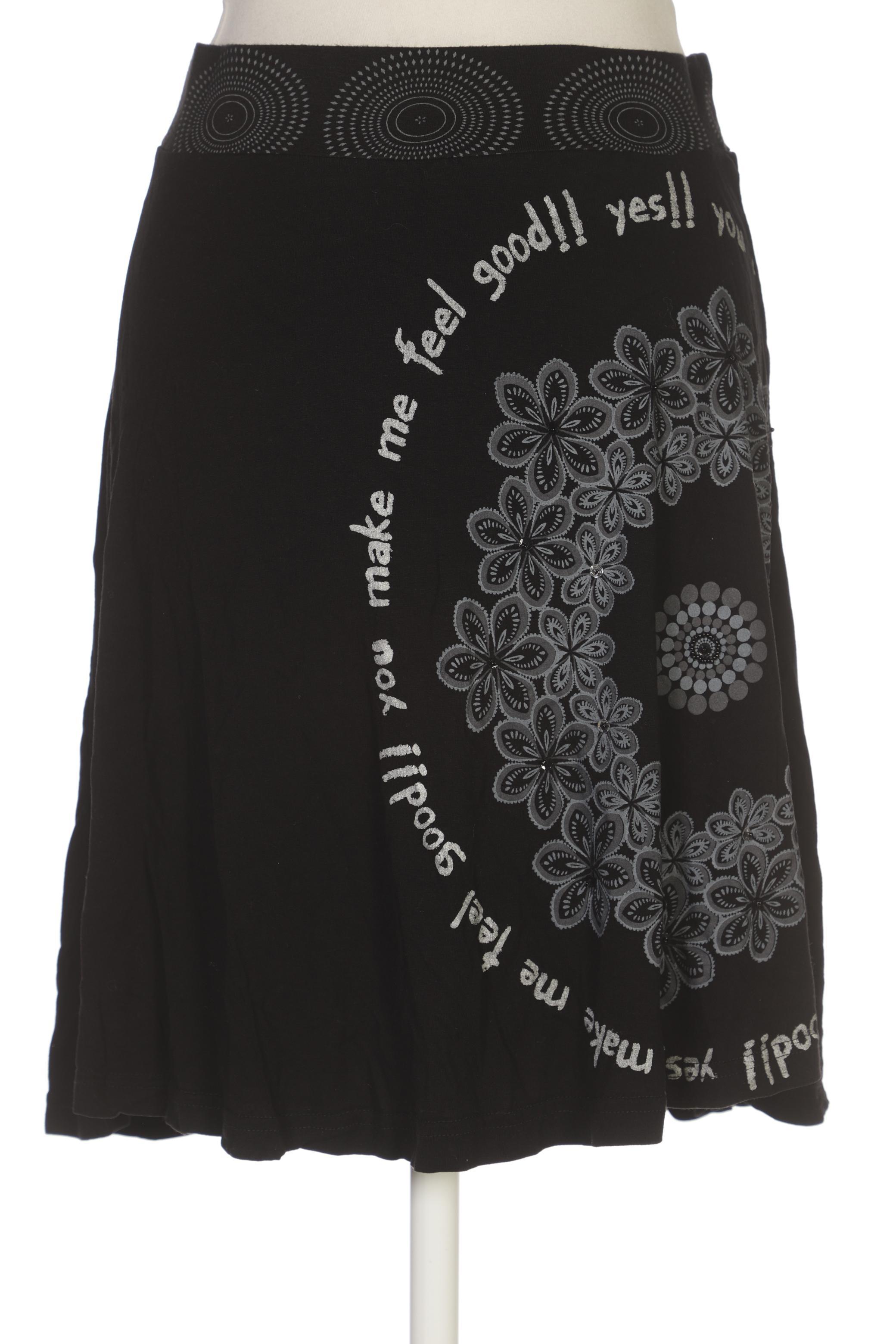 

Desigual Damen Rock, schwarz, Gr. 36
