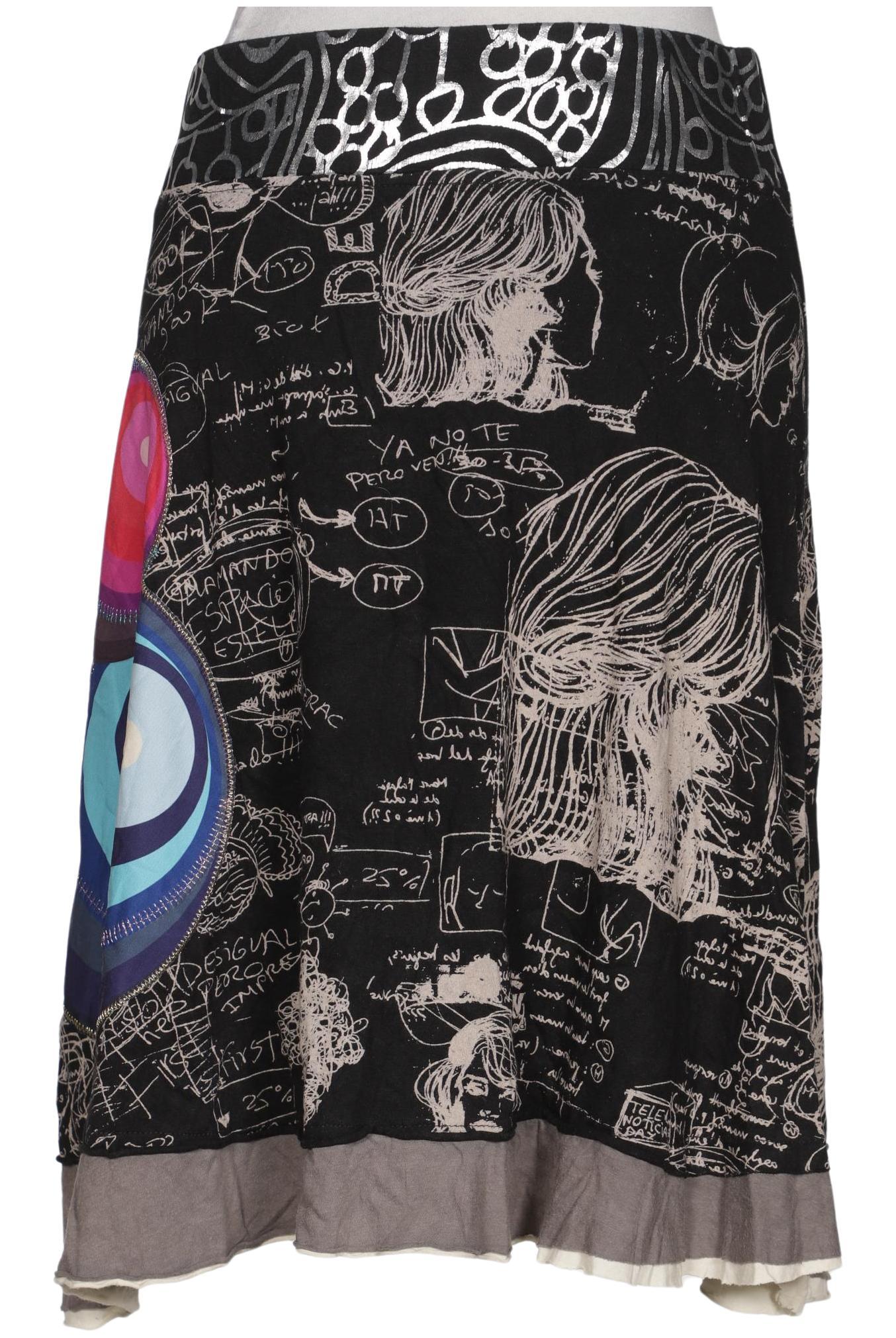 

Desigual Damen Rock, schwarz, Gr. 38