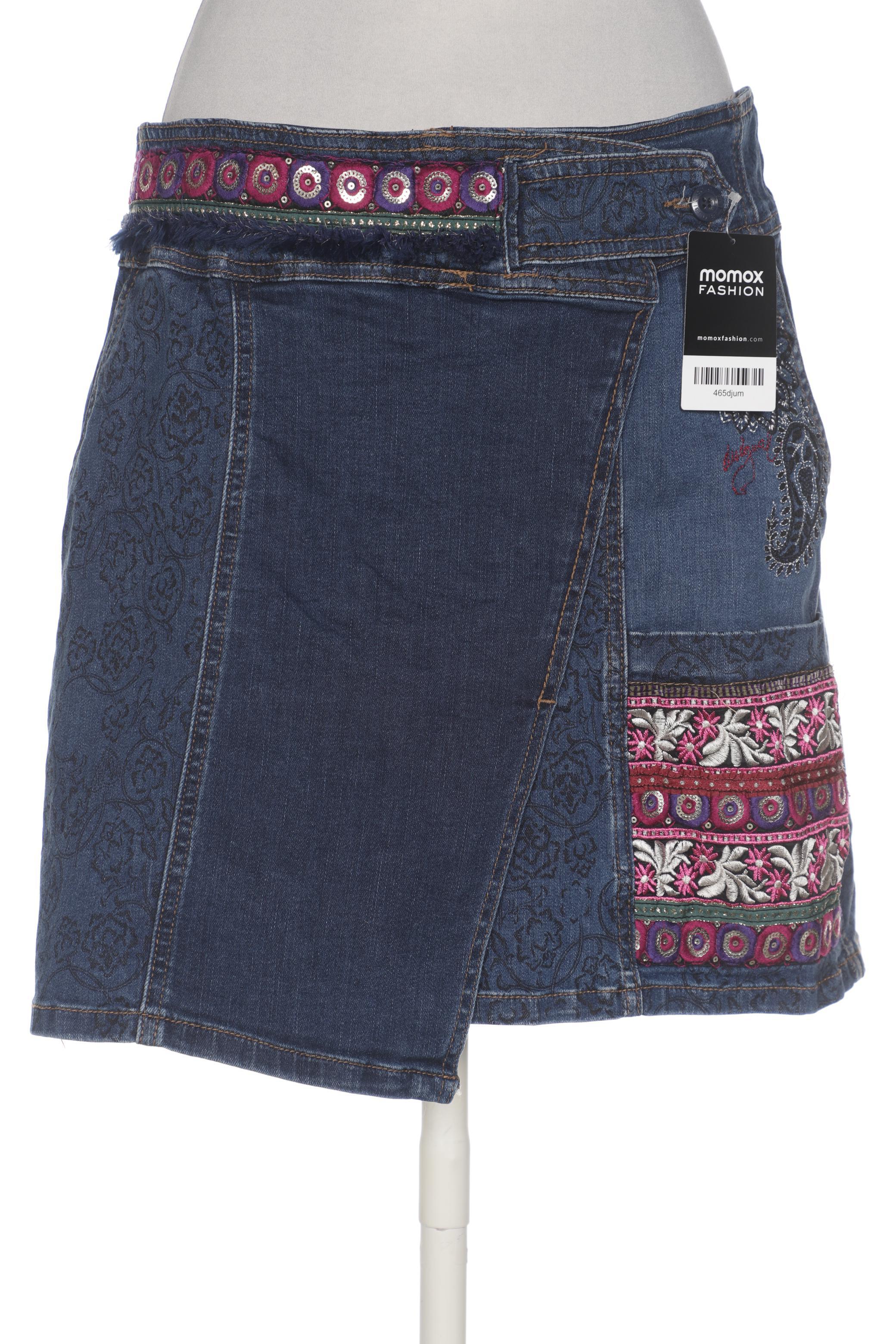 

Desigual Damen Rock, marineblau, Gr. 42