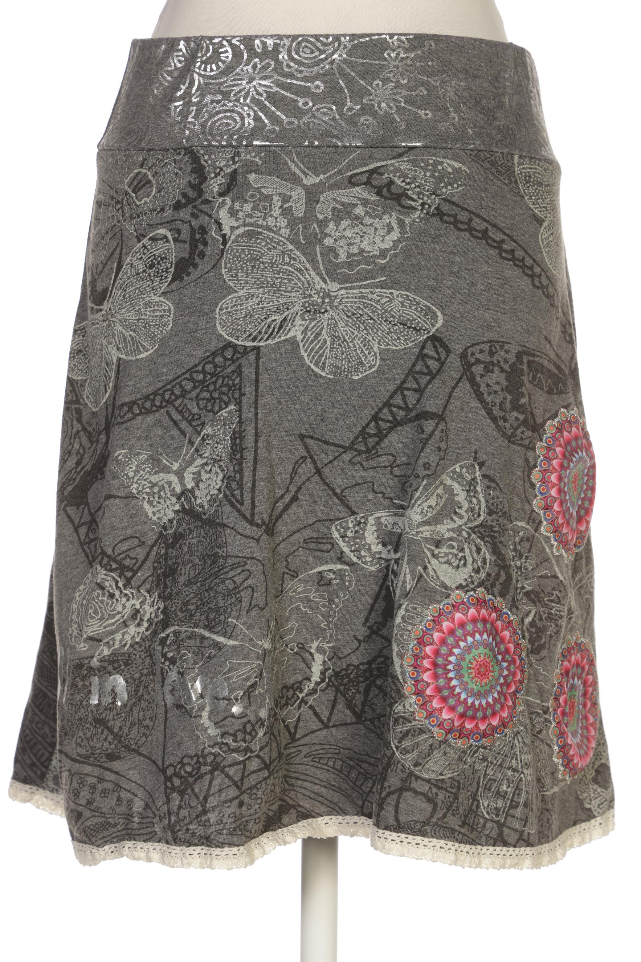 

Desigual Damen Rock, grau, Gr. 38