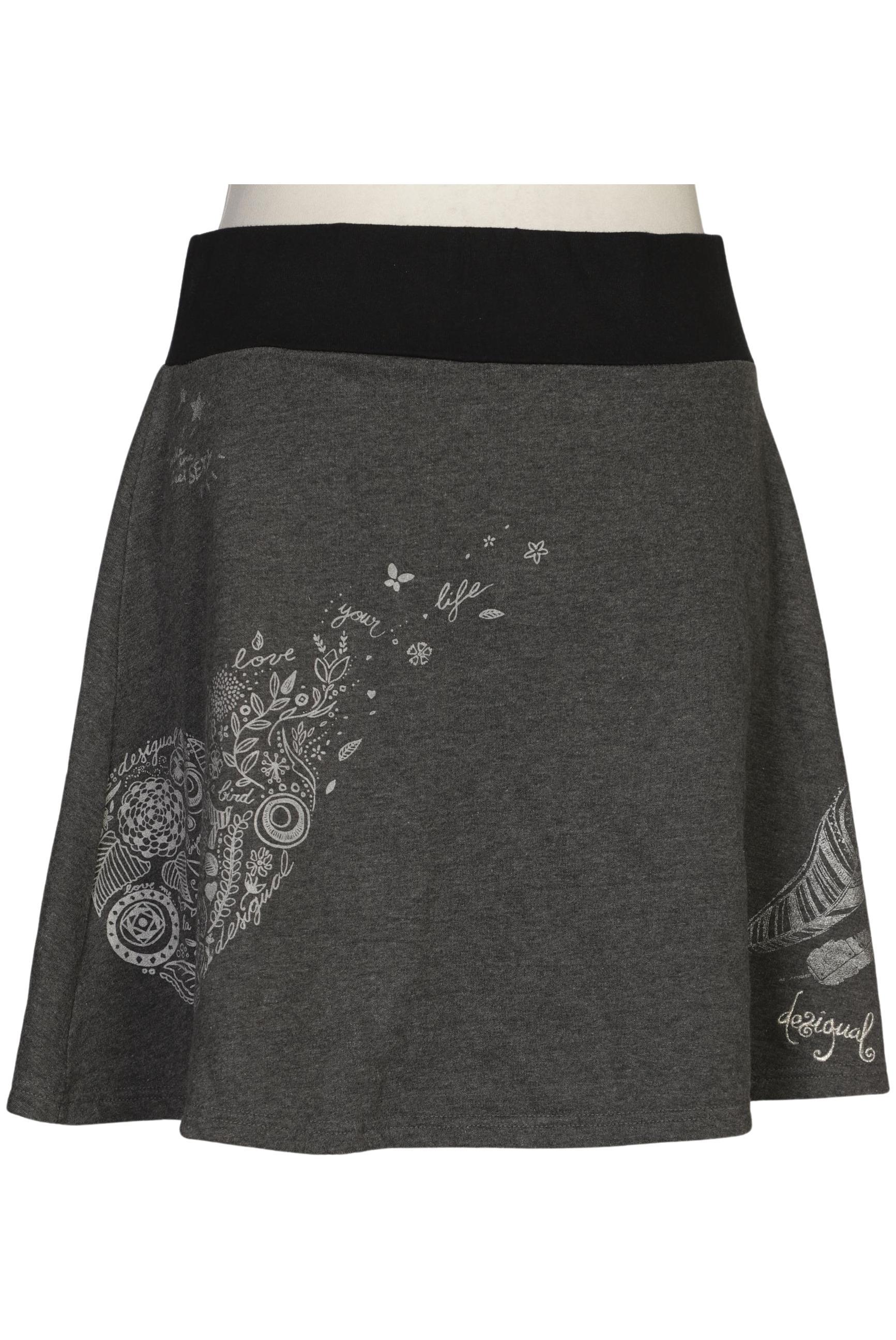 

Desigual Damen Rock, grau, Gr. 44