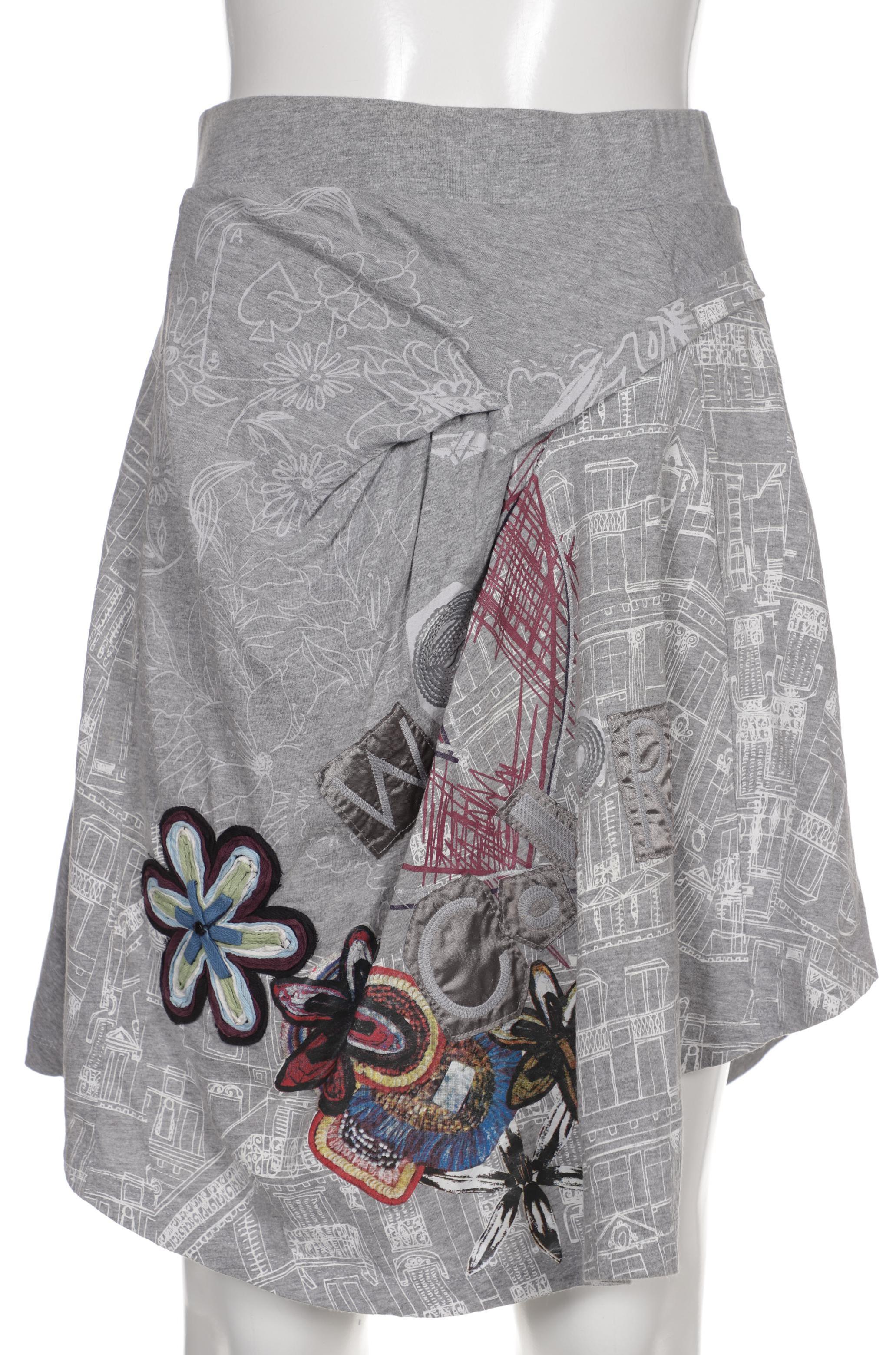 

Desigual Damen Rock, grau, Gr. 38