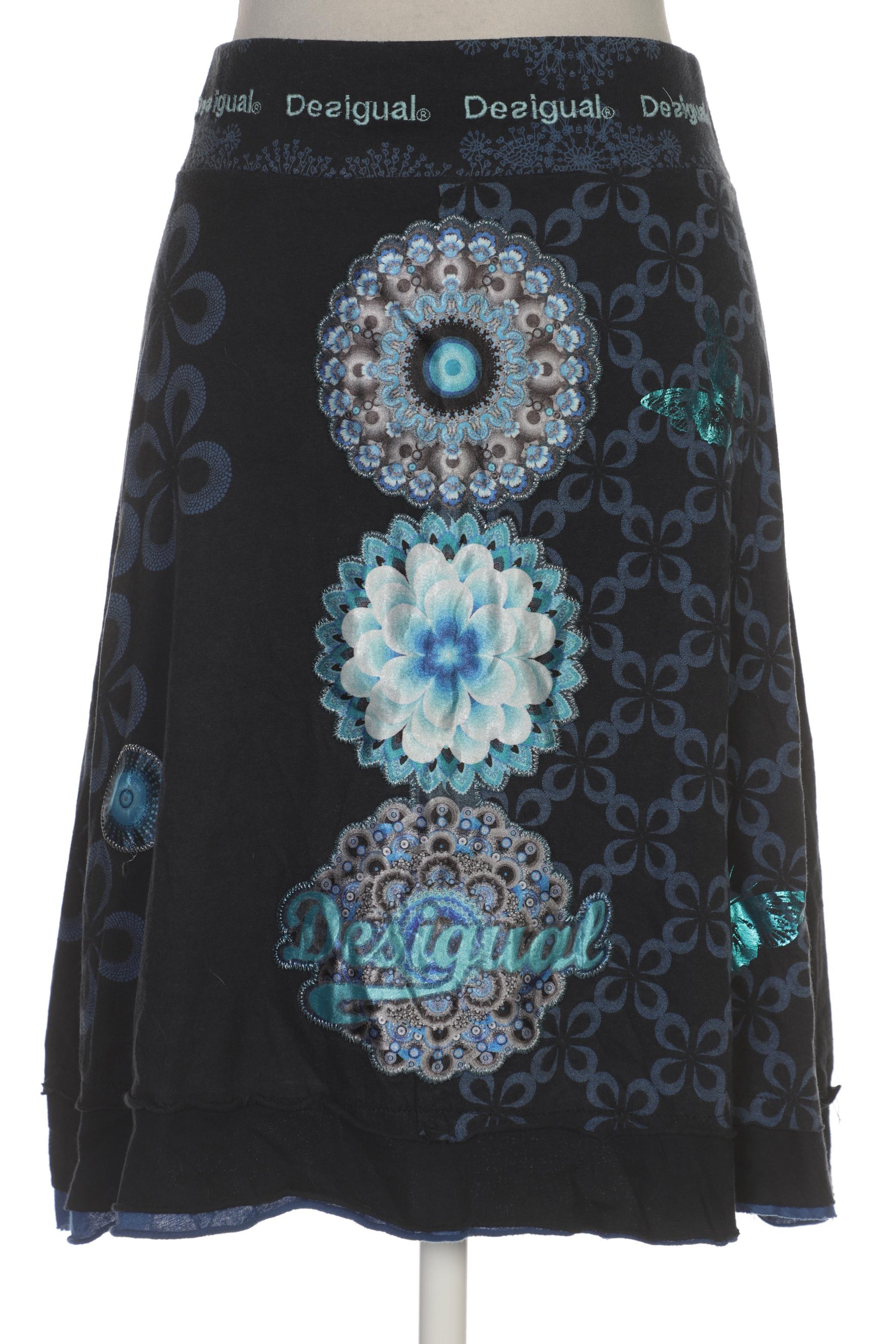 

Desigual Damen Rock, marineblau, Gr. 36