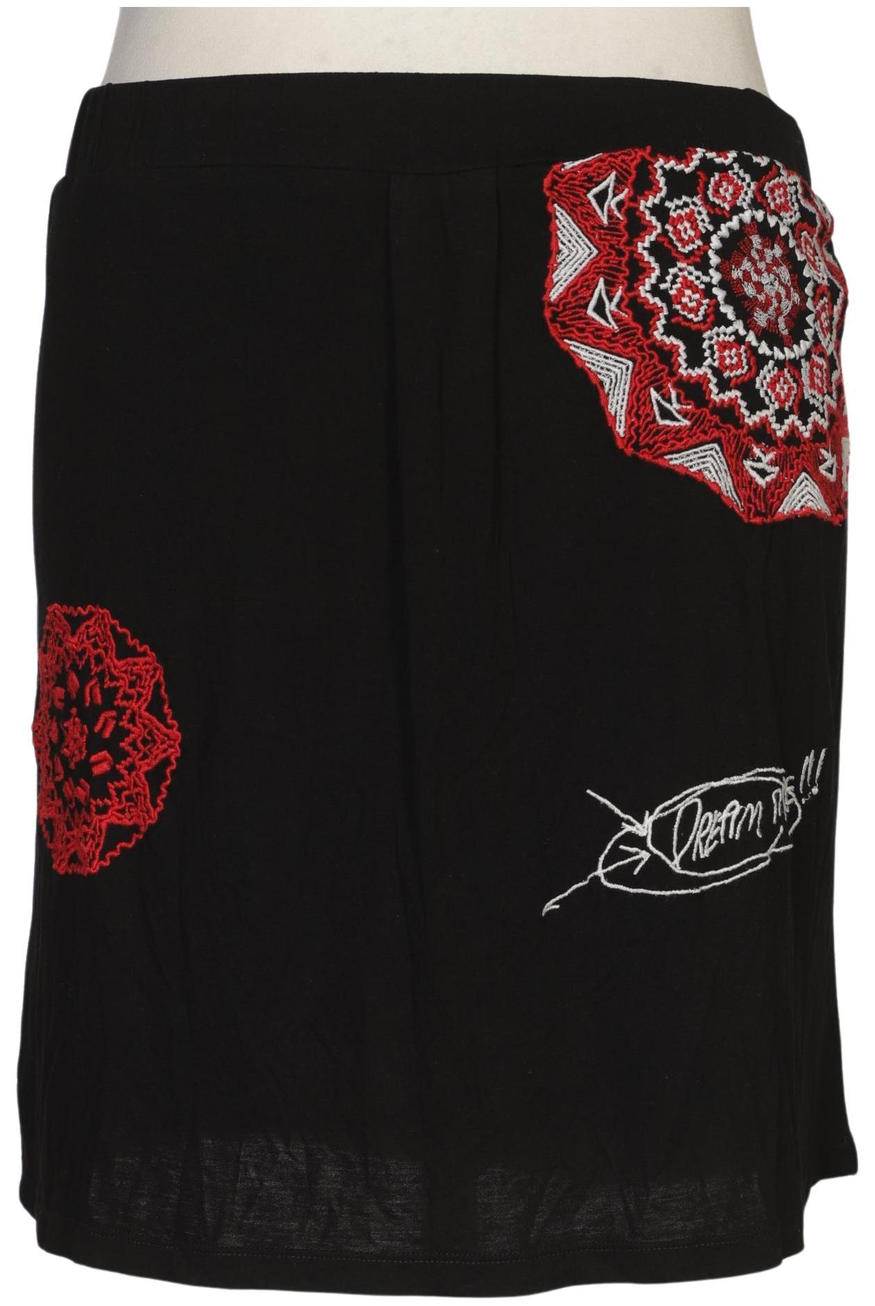 

Desigual Damen Rock, schwarz, Gr. 46