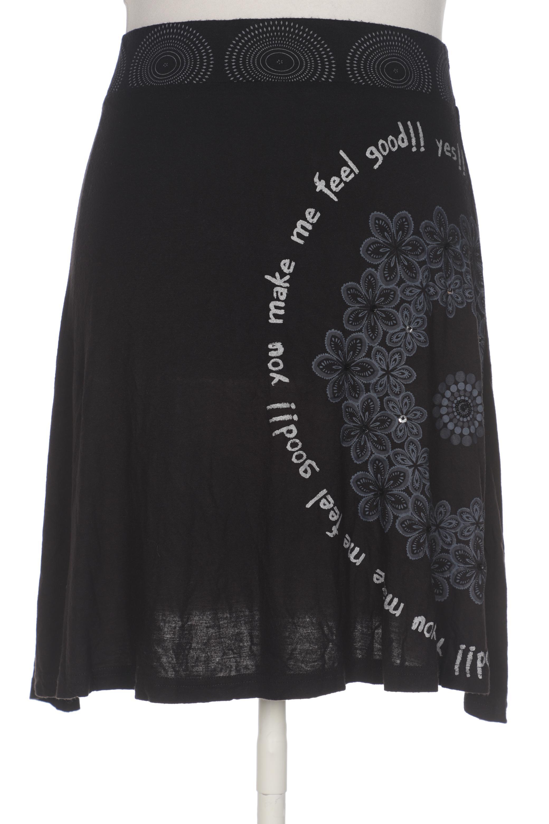 

Desigual Damen Rock, schwarz, Gr. 44