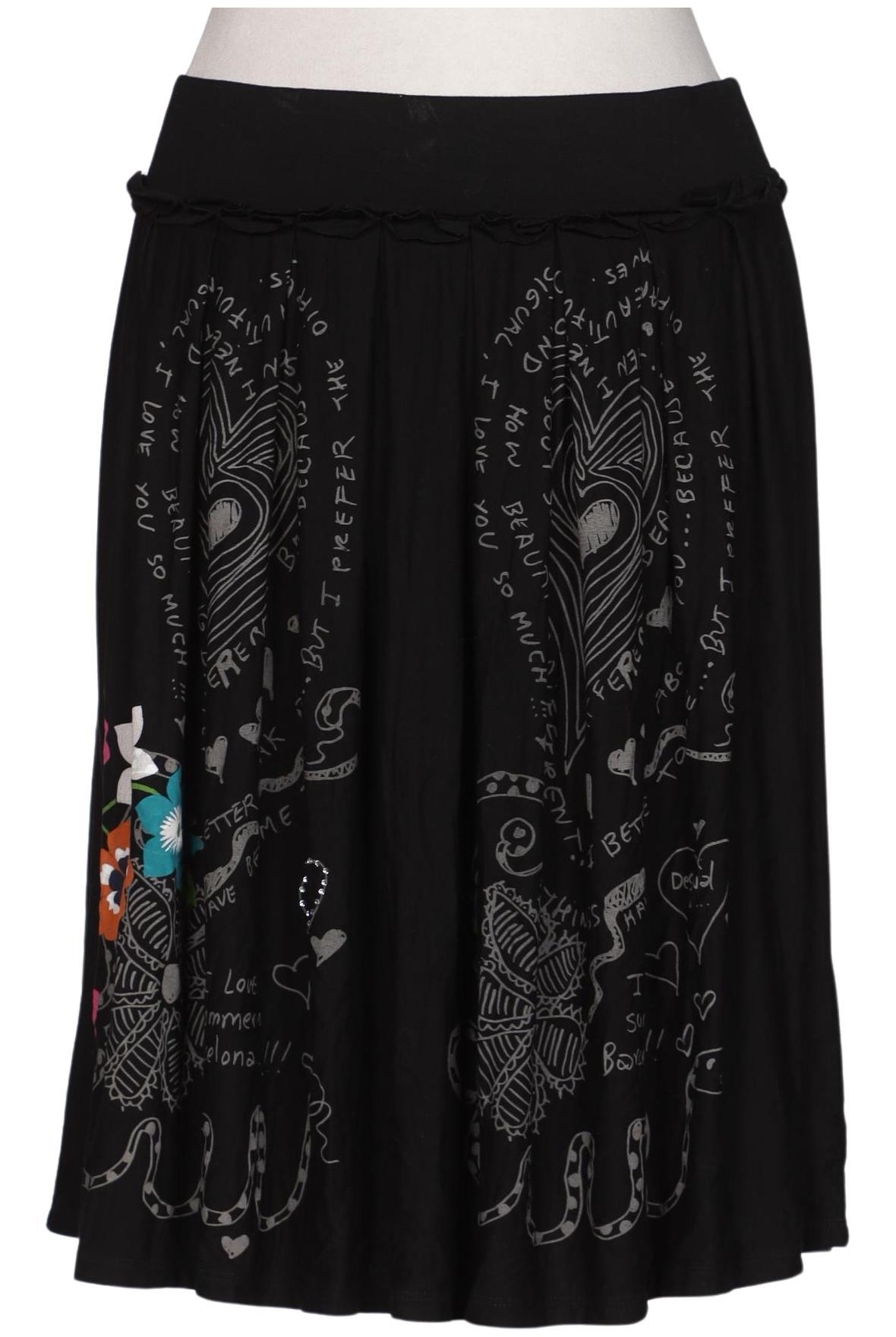 

Desigual Damen Rock, schwarz, Gr. 38
