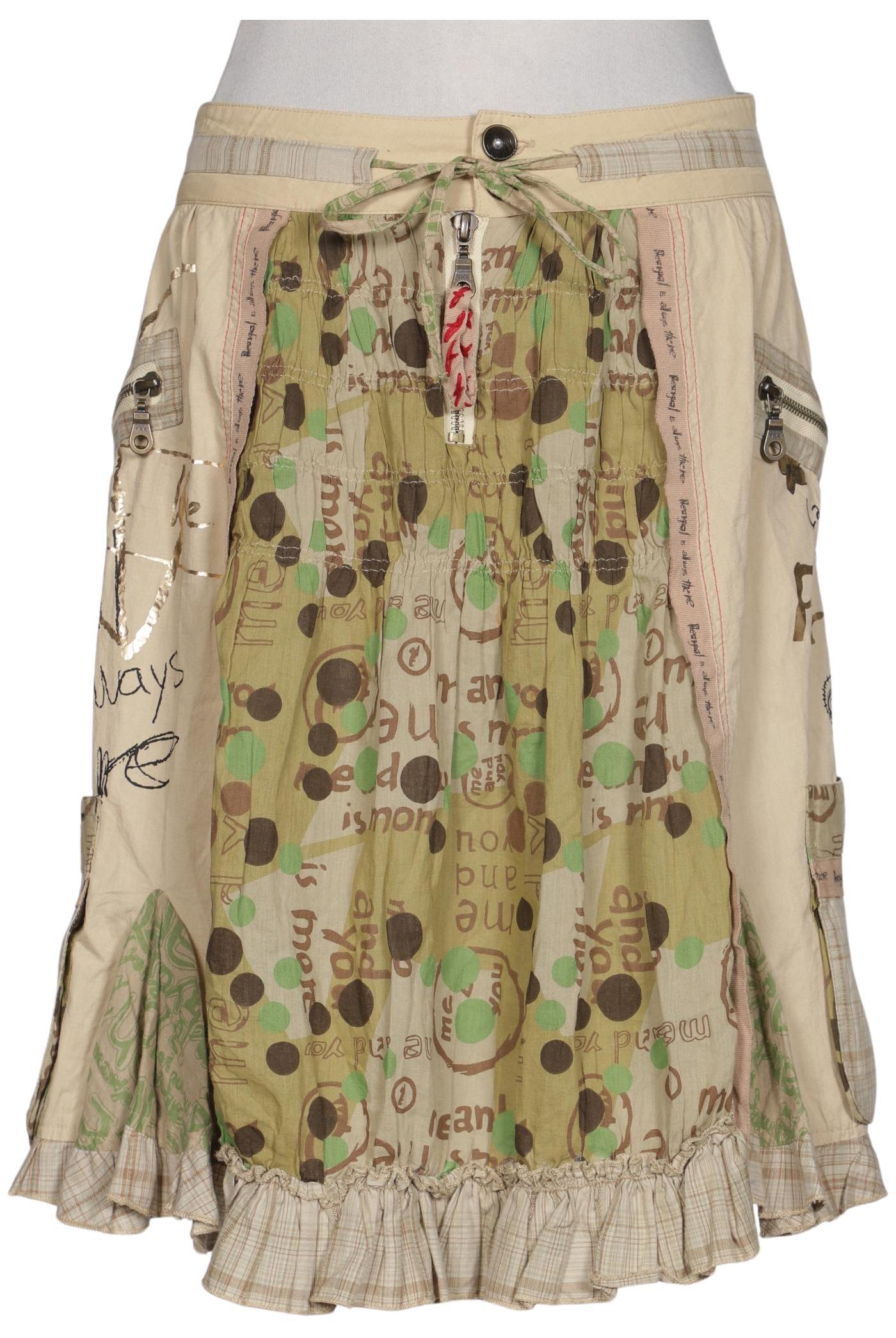 

Desigual Damen Rock, beige, Gr. 36