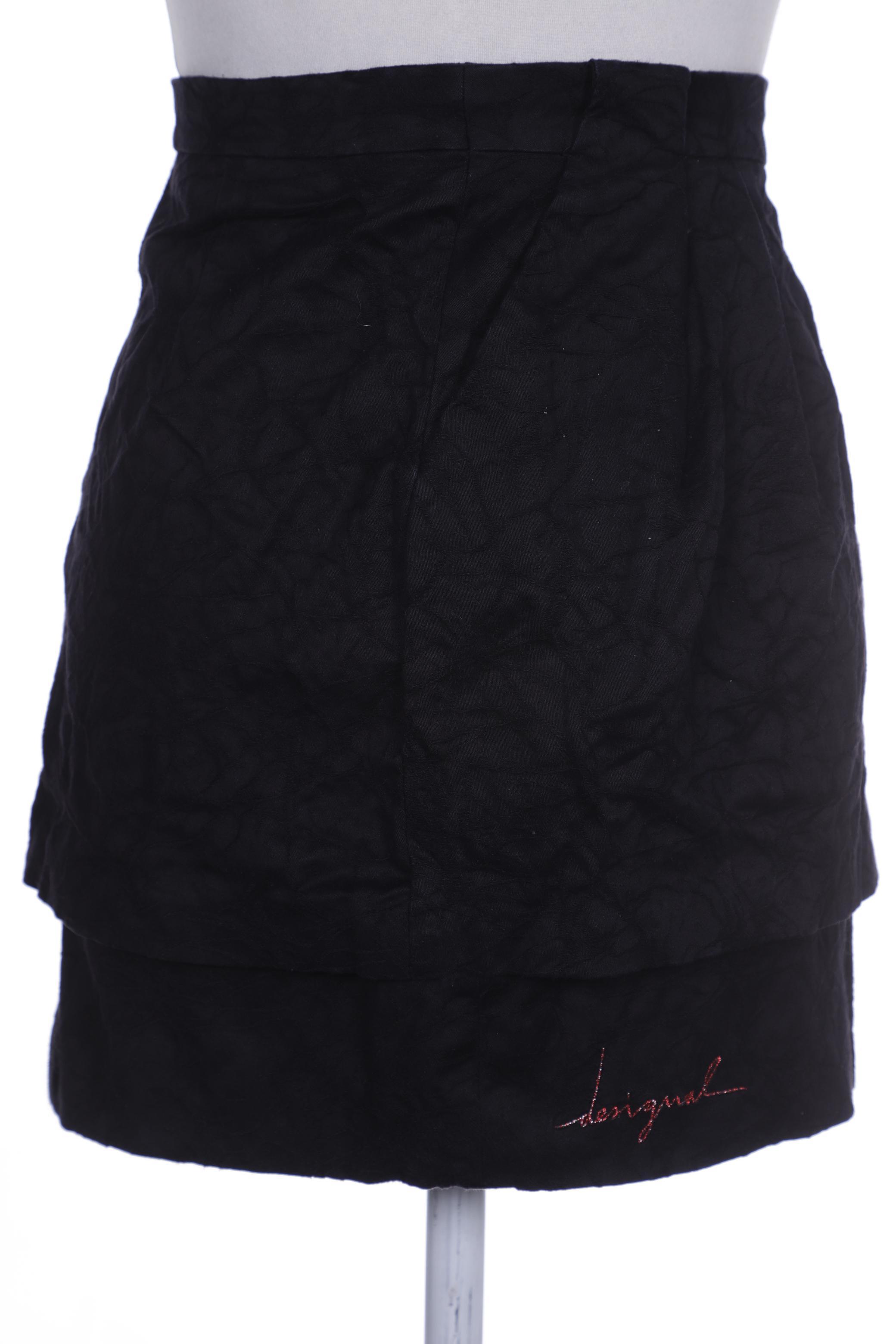 

Desigual Damen Rock, schwarz, Gr. 38