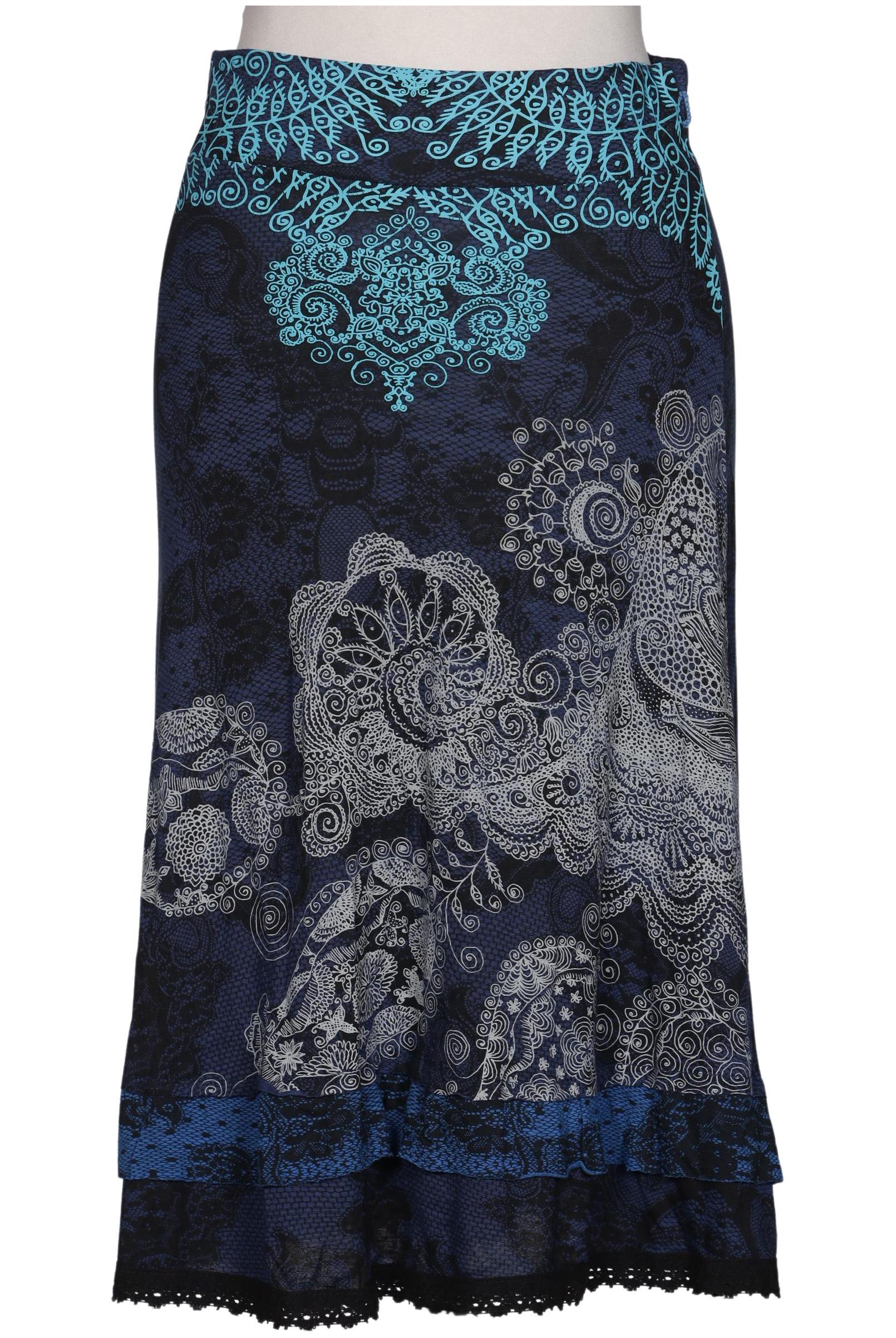 

Desigual Damen Rock, marineblau, Gr. 34
