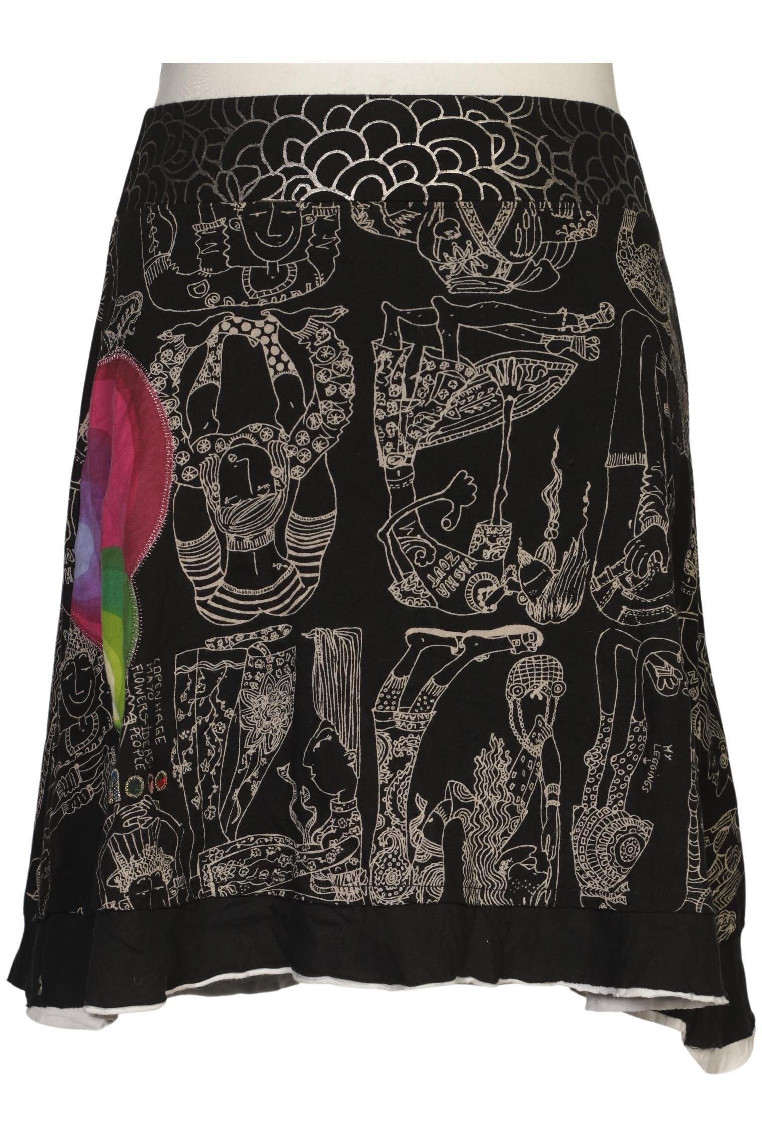 

Desigual Damen Rock, schwarz, Gr. 42