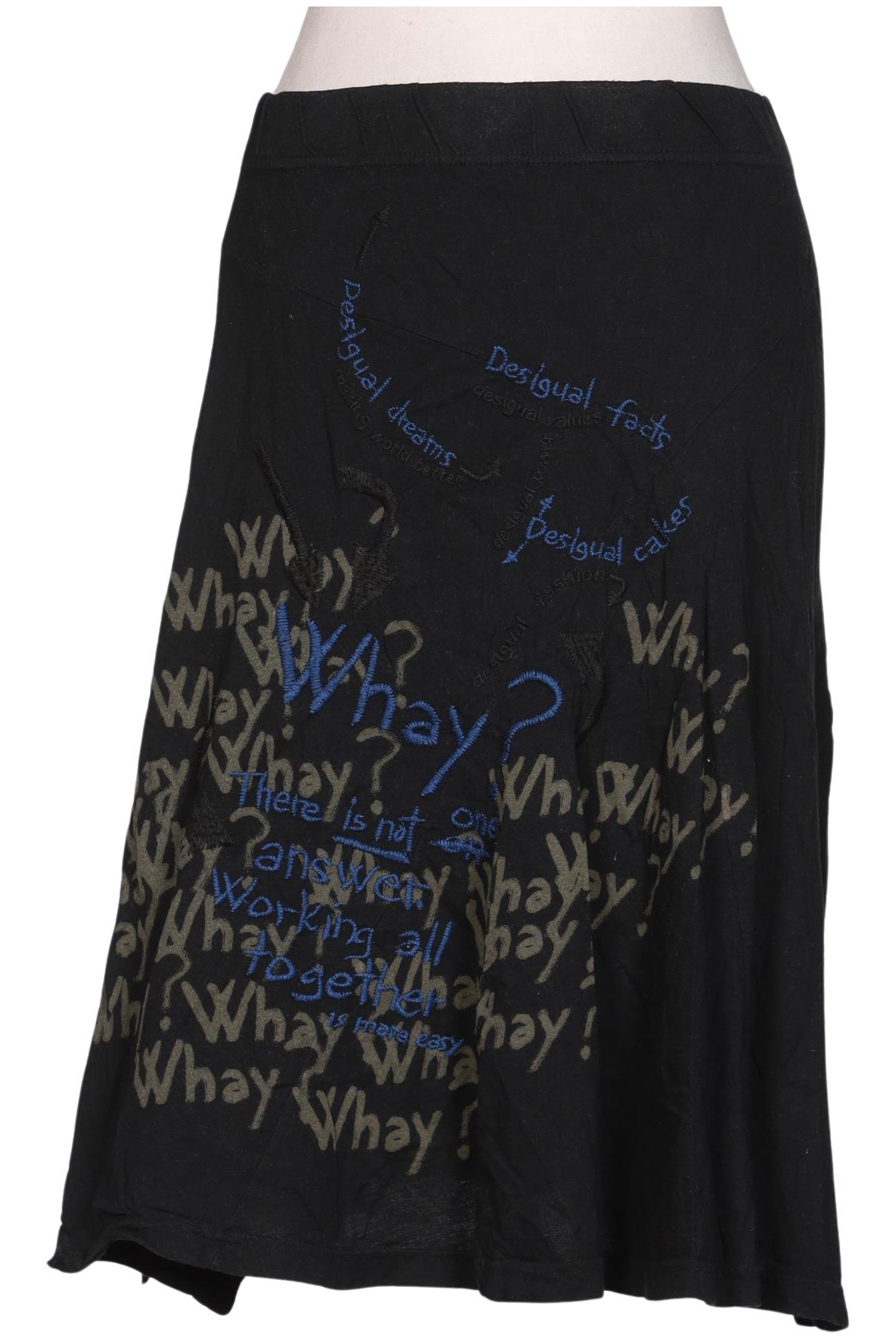 

Desigual Damen Rock, schwarz, Gr. 38