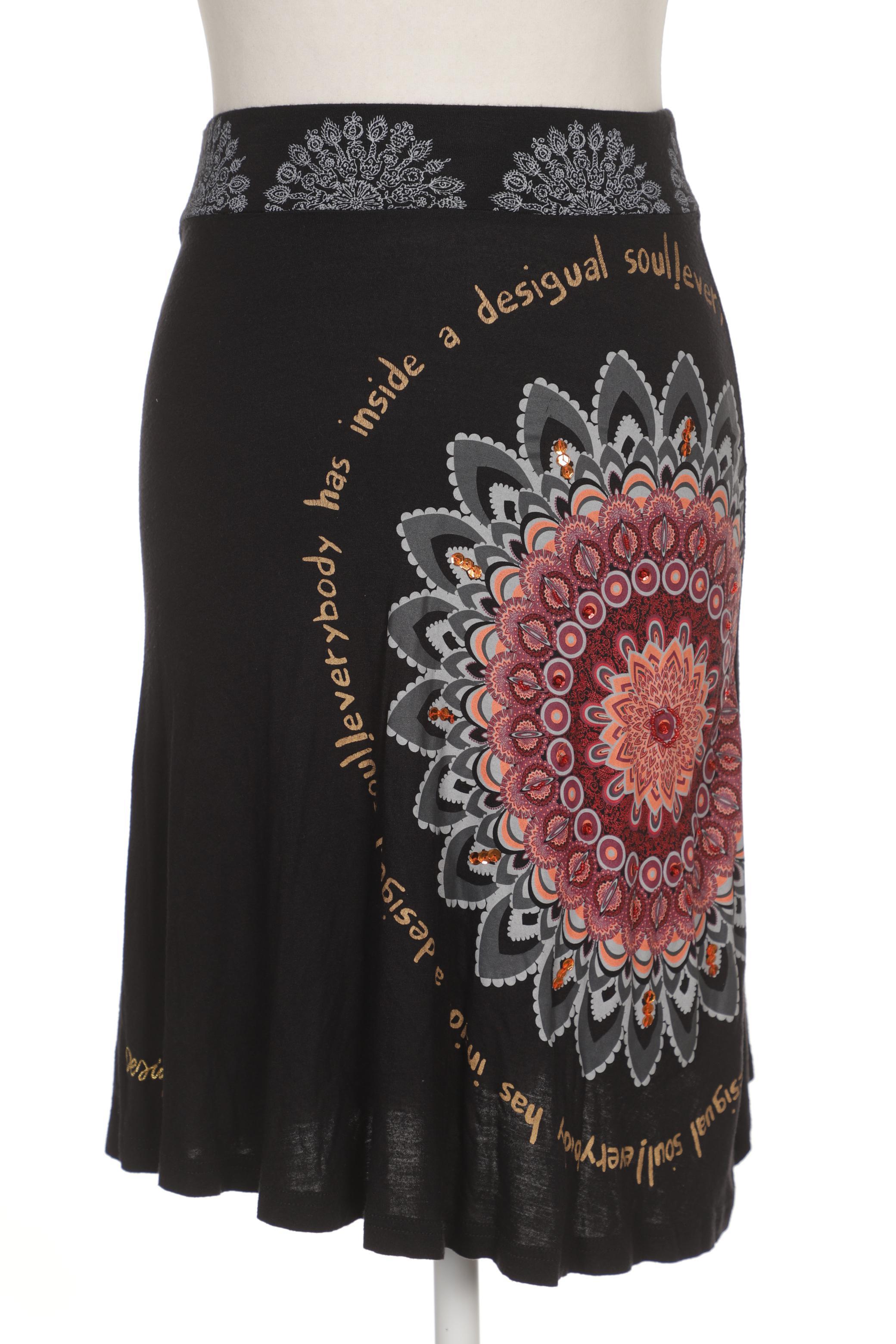 

Desigual Damen Rock, schwarz, Gr. 34