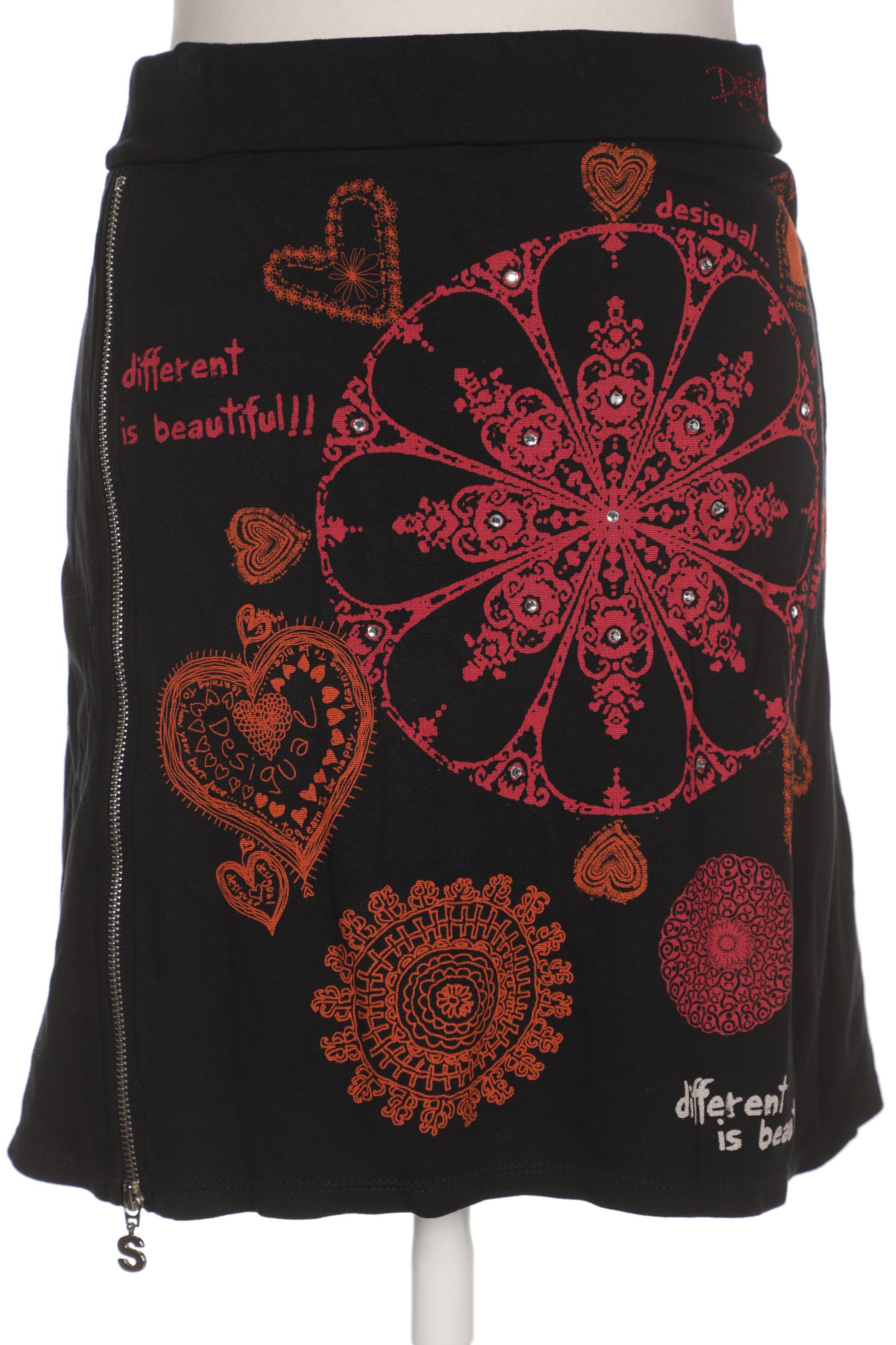 

Desigual Damen Rock, schwarz, Gr. 42
