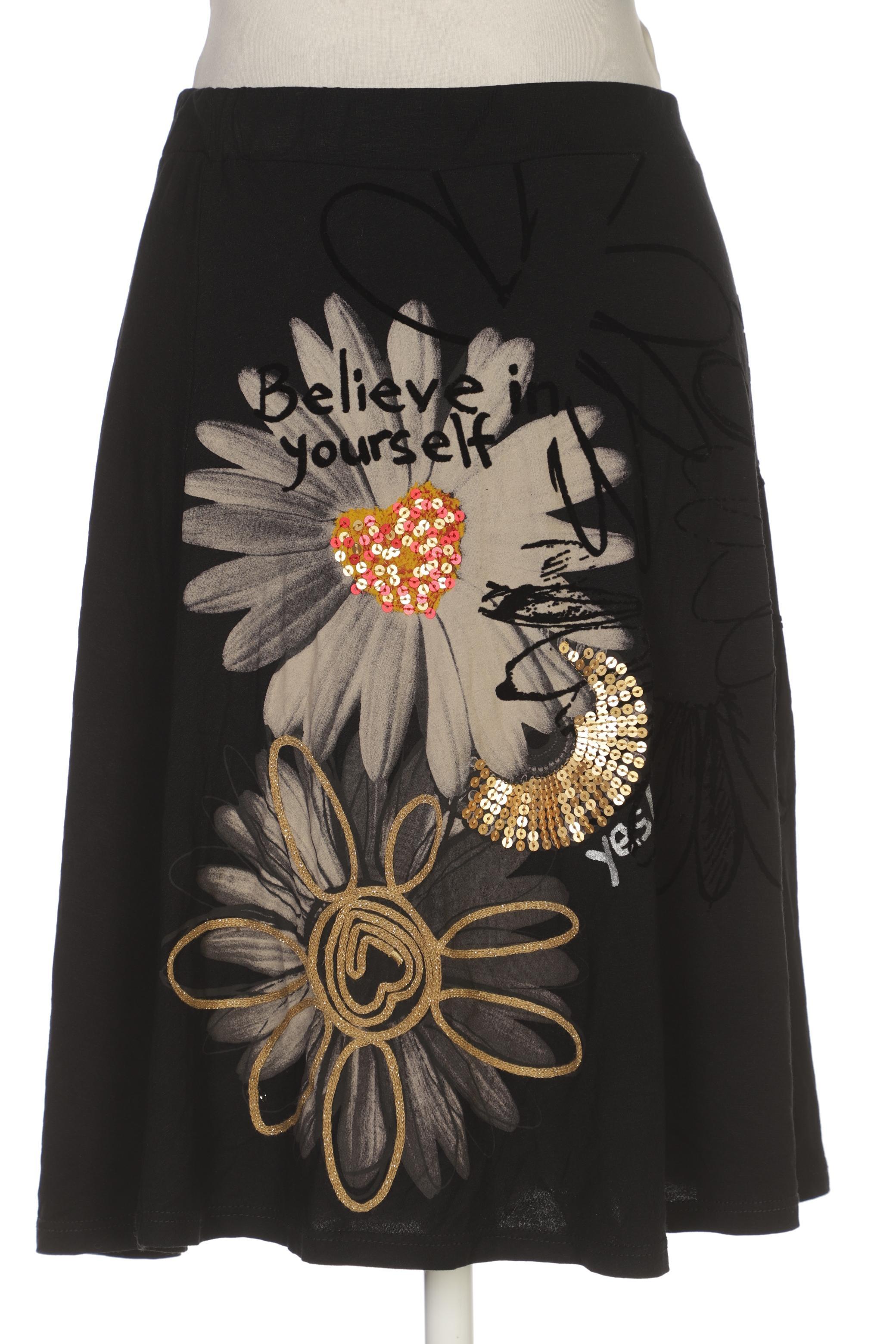 

Desigual Damen Rock, schwarz, Gr. 28