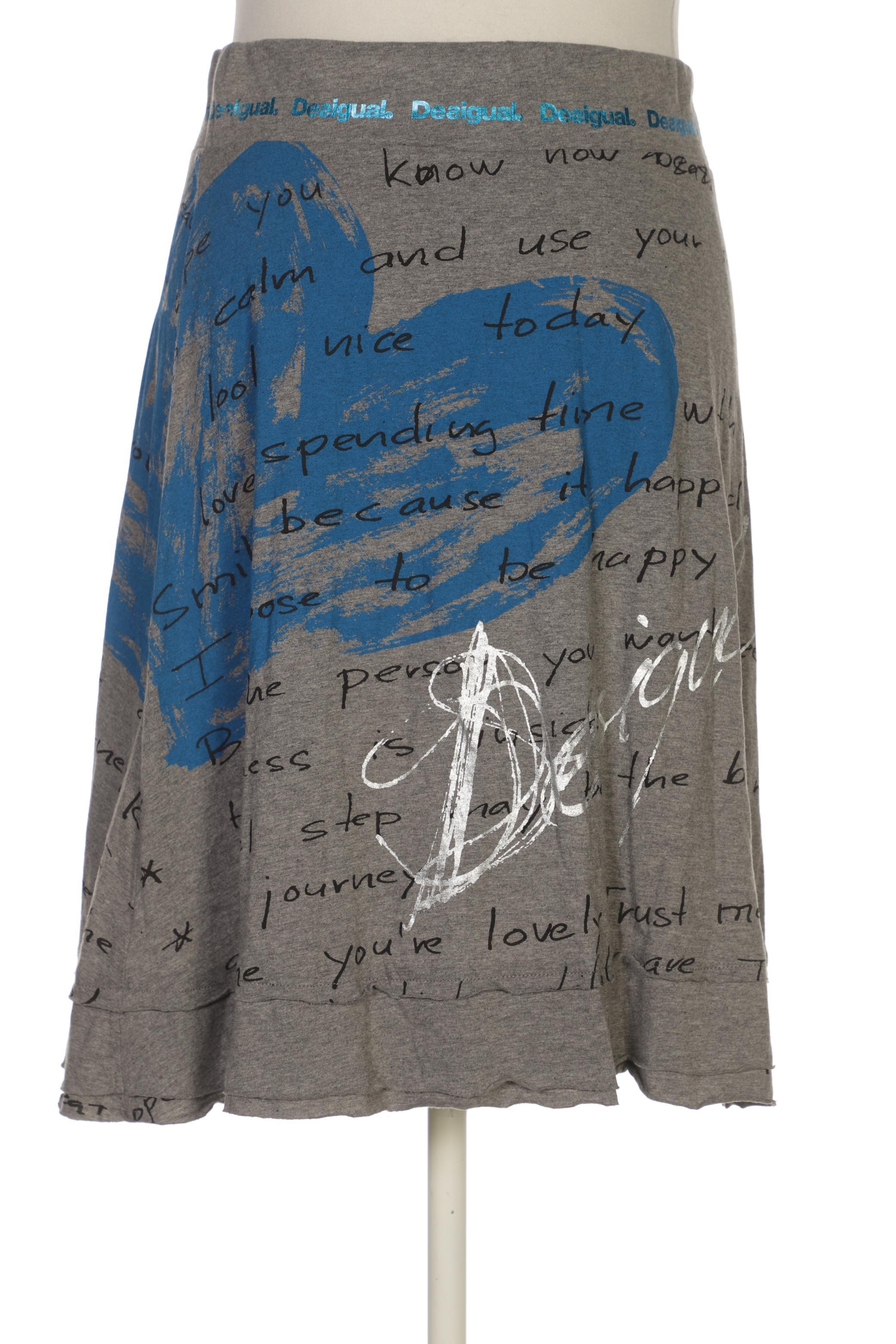 

Desigual Damen Rock, grau, Gr. 31