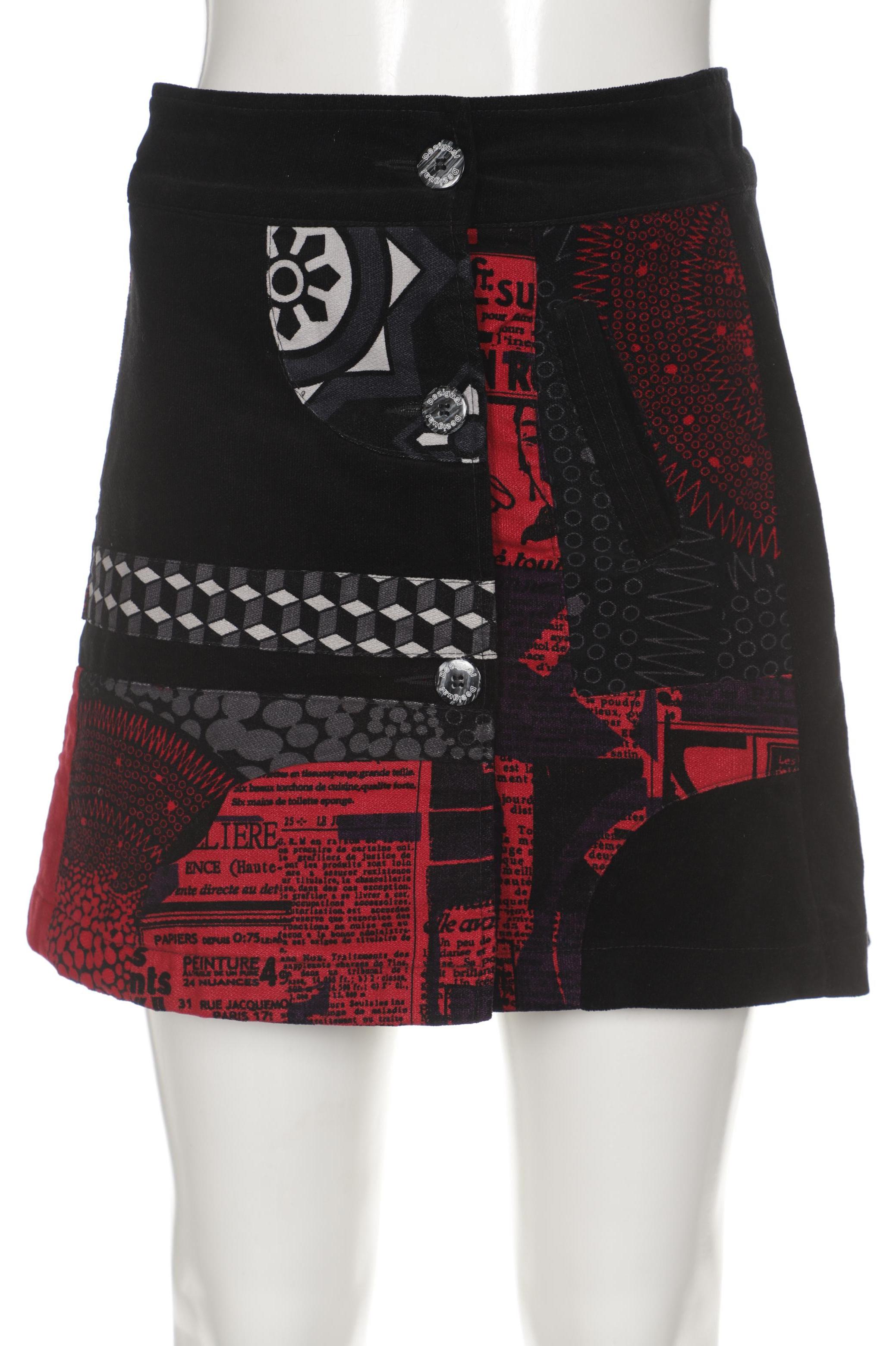 

Desigual Damen Rock, schwarz