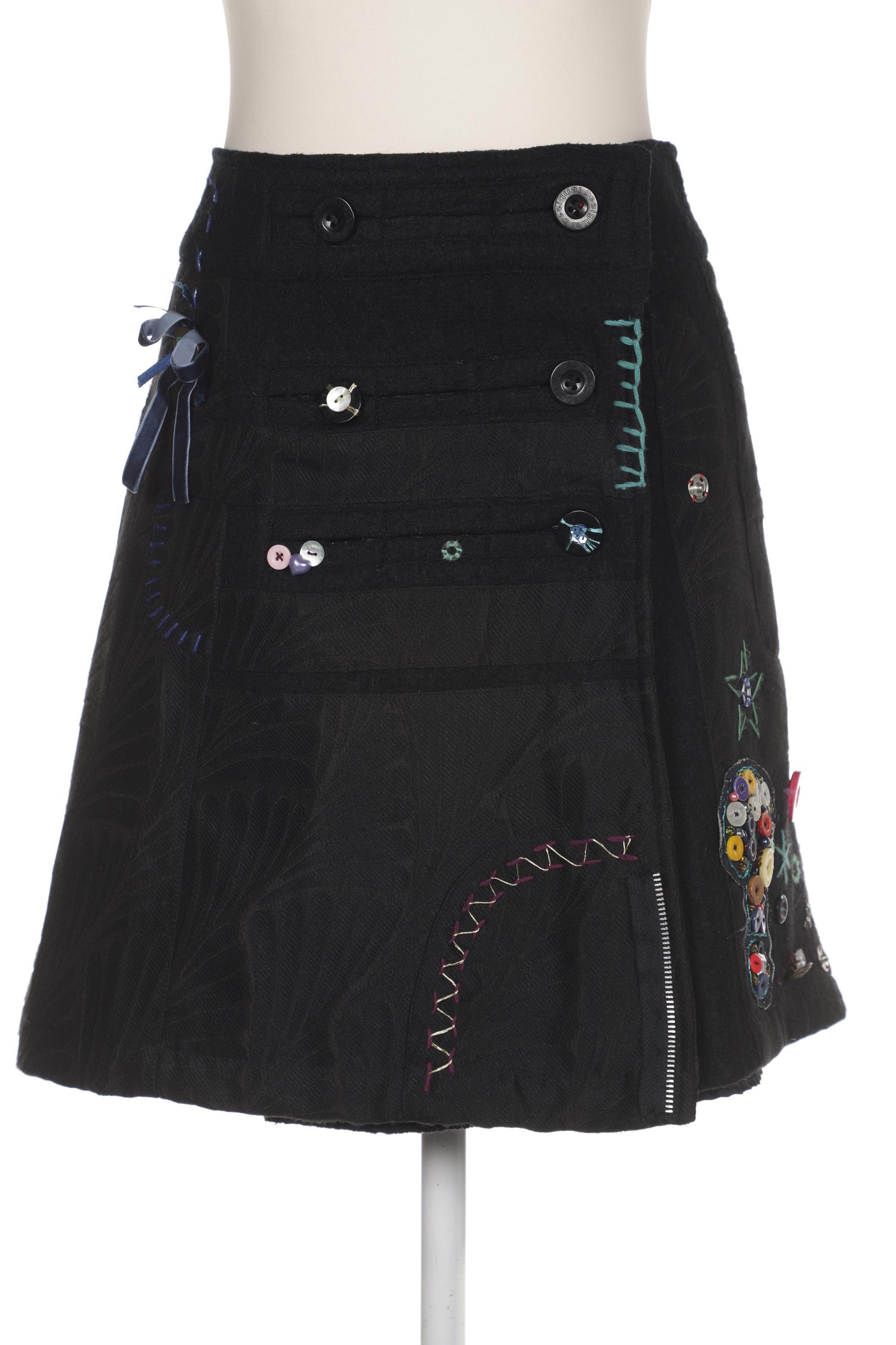 

Desigual Damen Rock, schwarz, Gr. 40