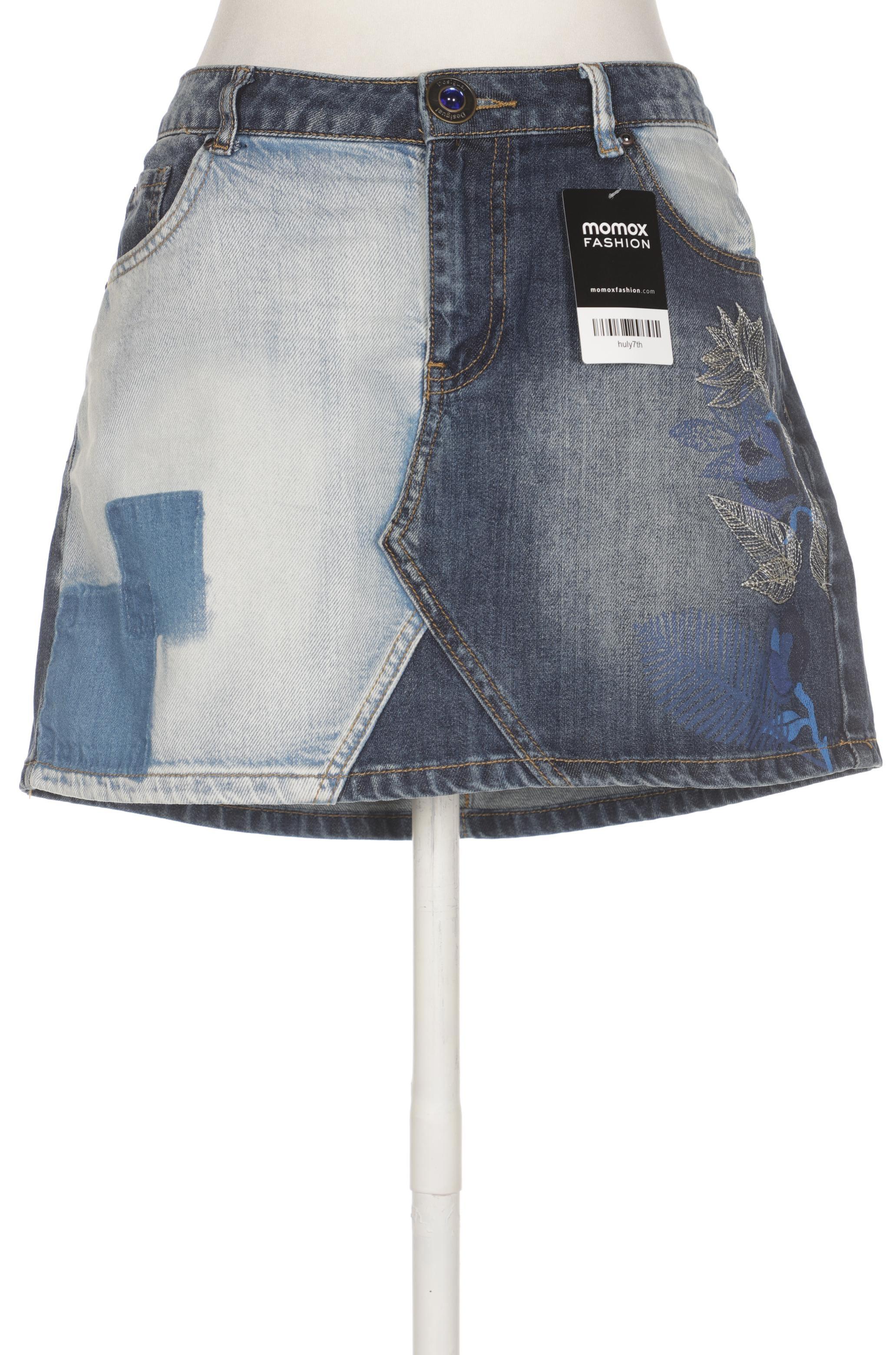 

Desigual Damen Rock, marineblau, Gr. 38