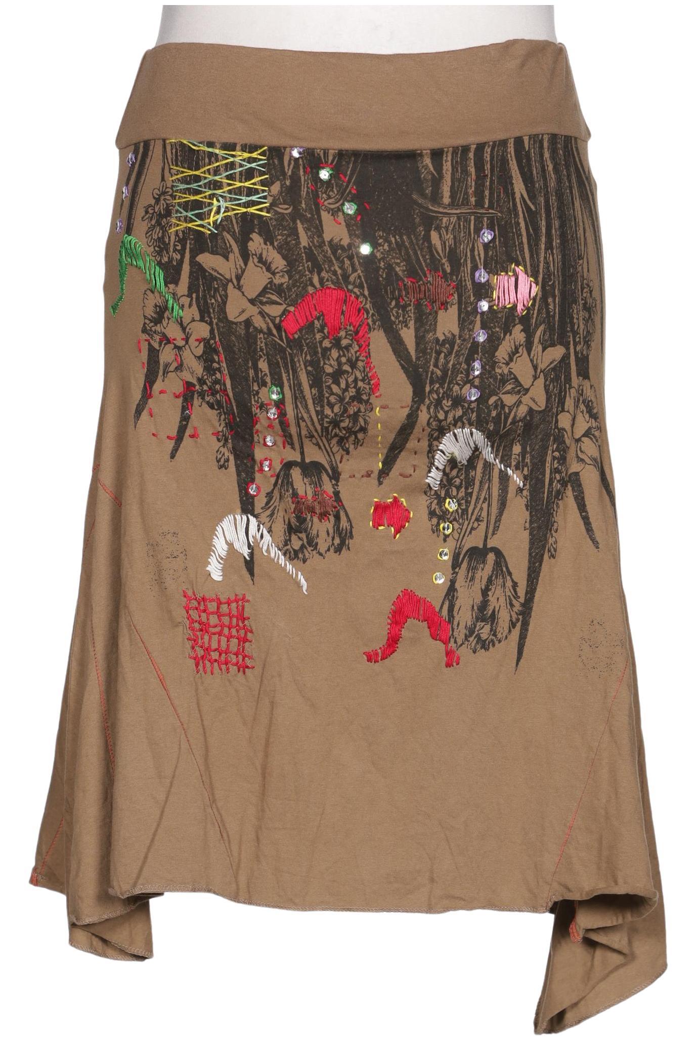 

Desigual Damen Rock, braun, Gr. 42