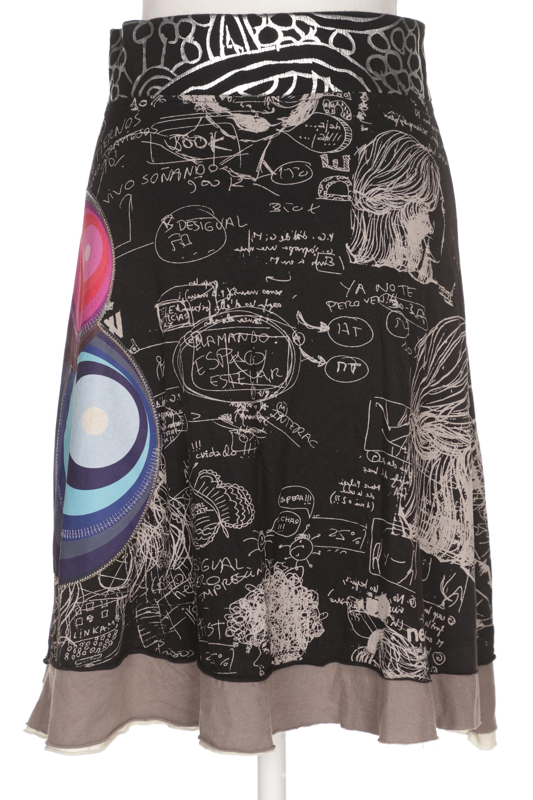 

Desigual Damen Rock, schwarz, Gr. 38
