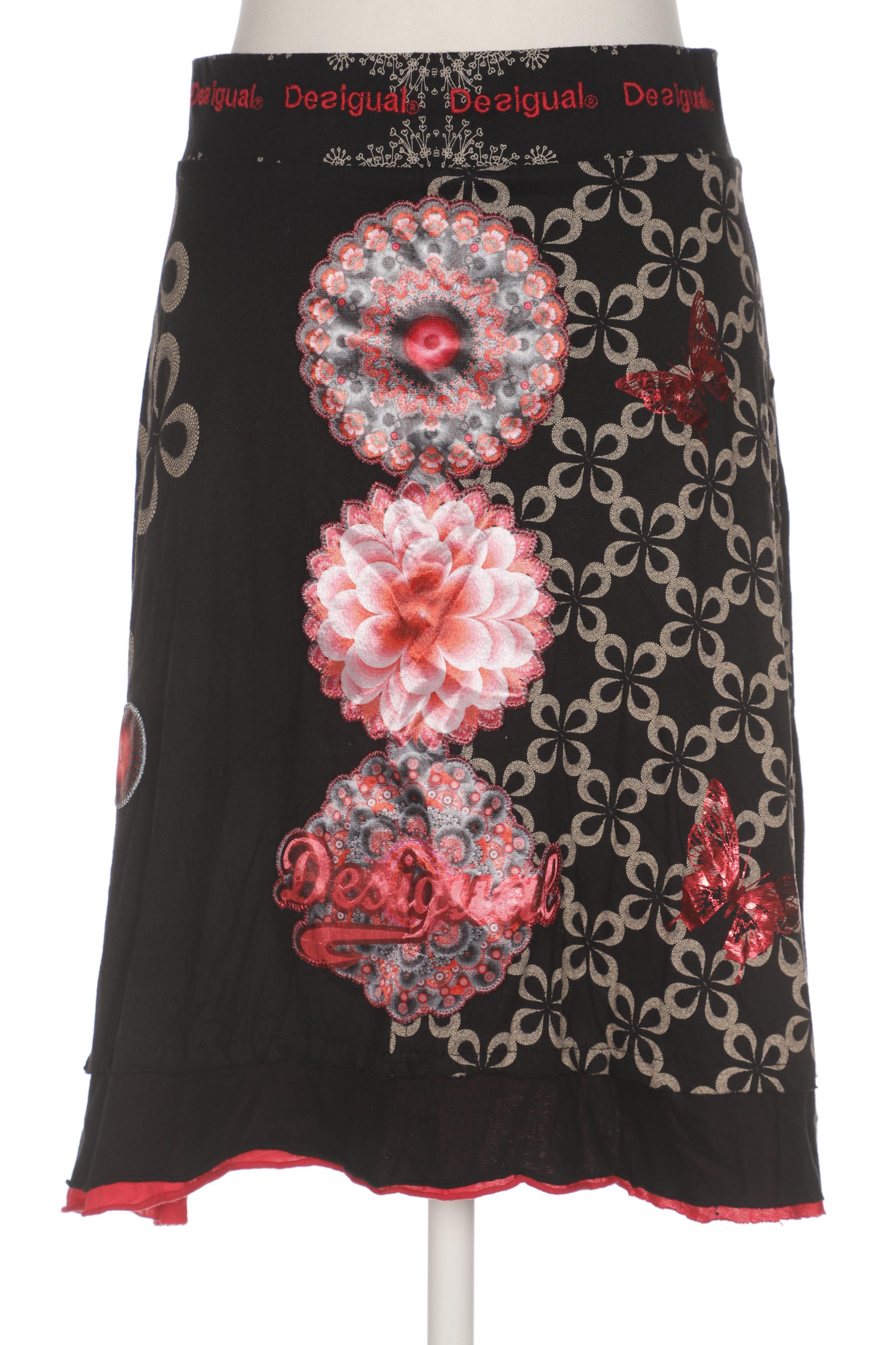 

Desigual Damen Rock, schwarz, Gr. 38