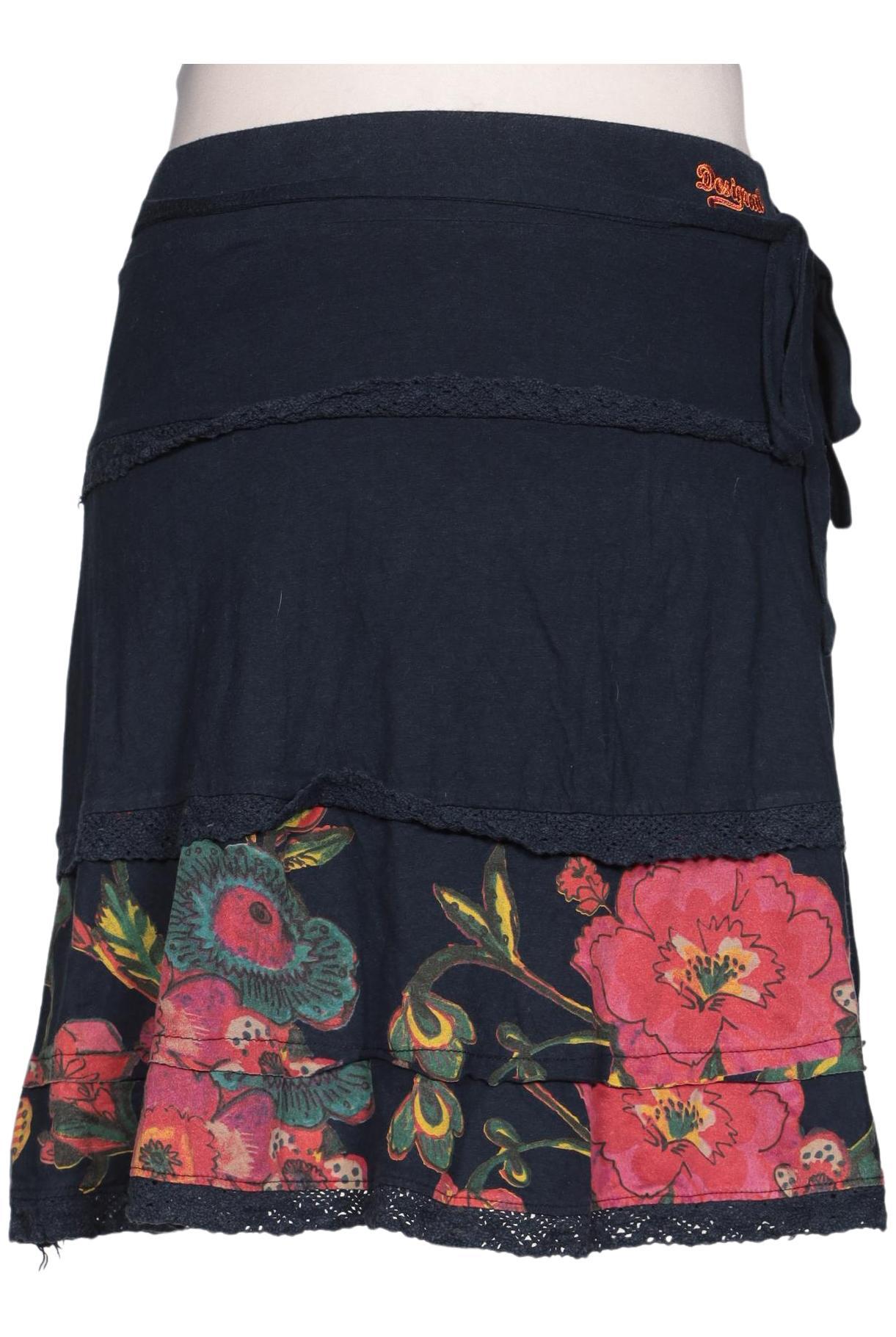 

Desigual Damen Rock, marineblau, Gr. 42