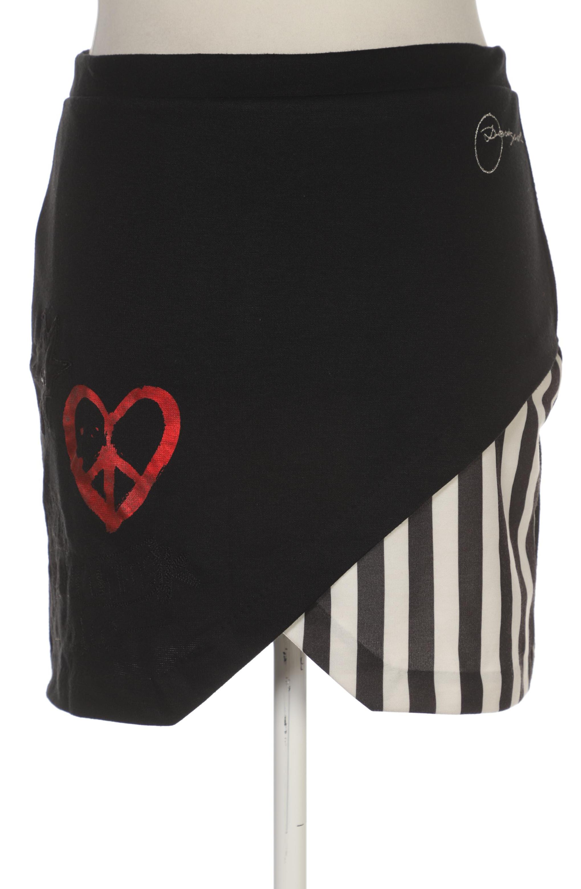 

Desigual Damen Rock, schwarz, Gr. 42