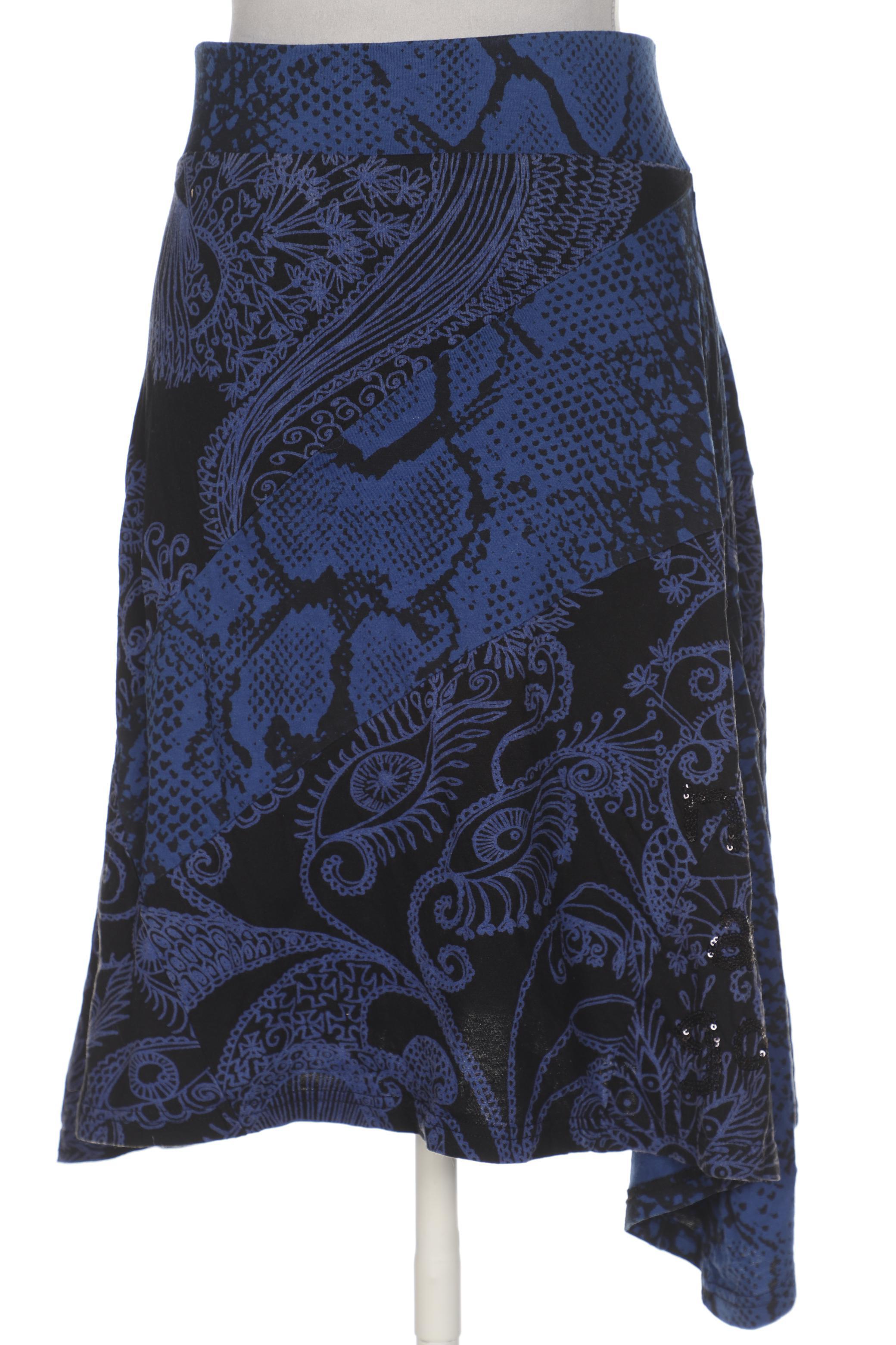 

Desigual Damen Rock, marineblau, Gr. 38