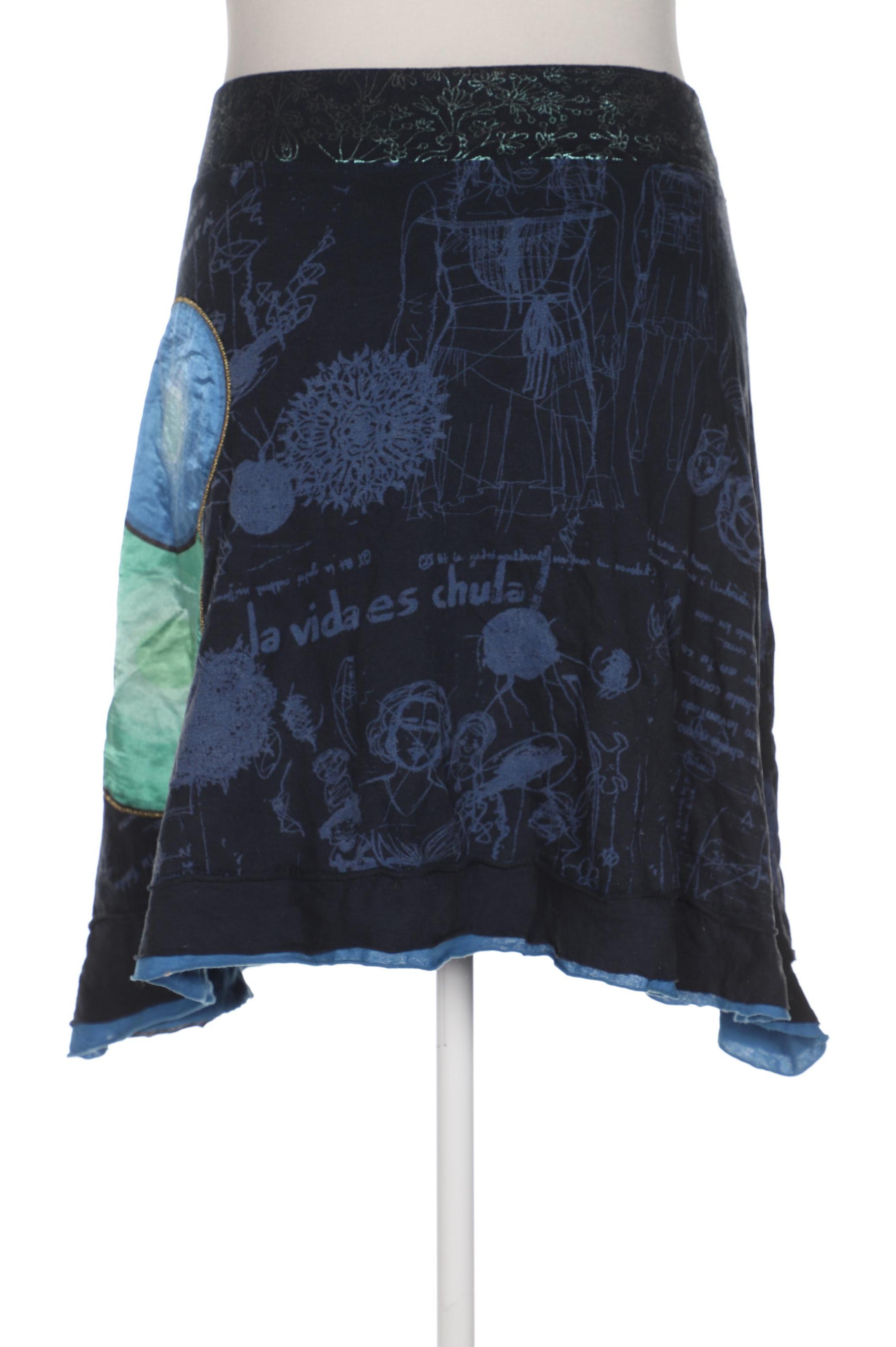 

Desigual Damen Rock, marineblau, Gr. 42