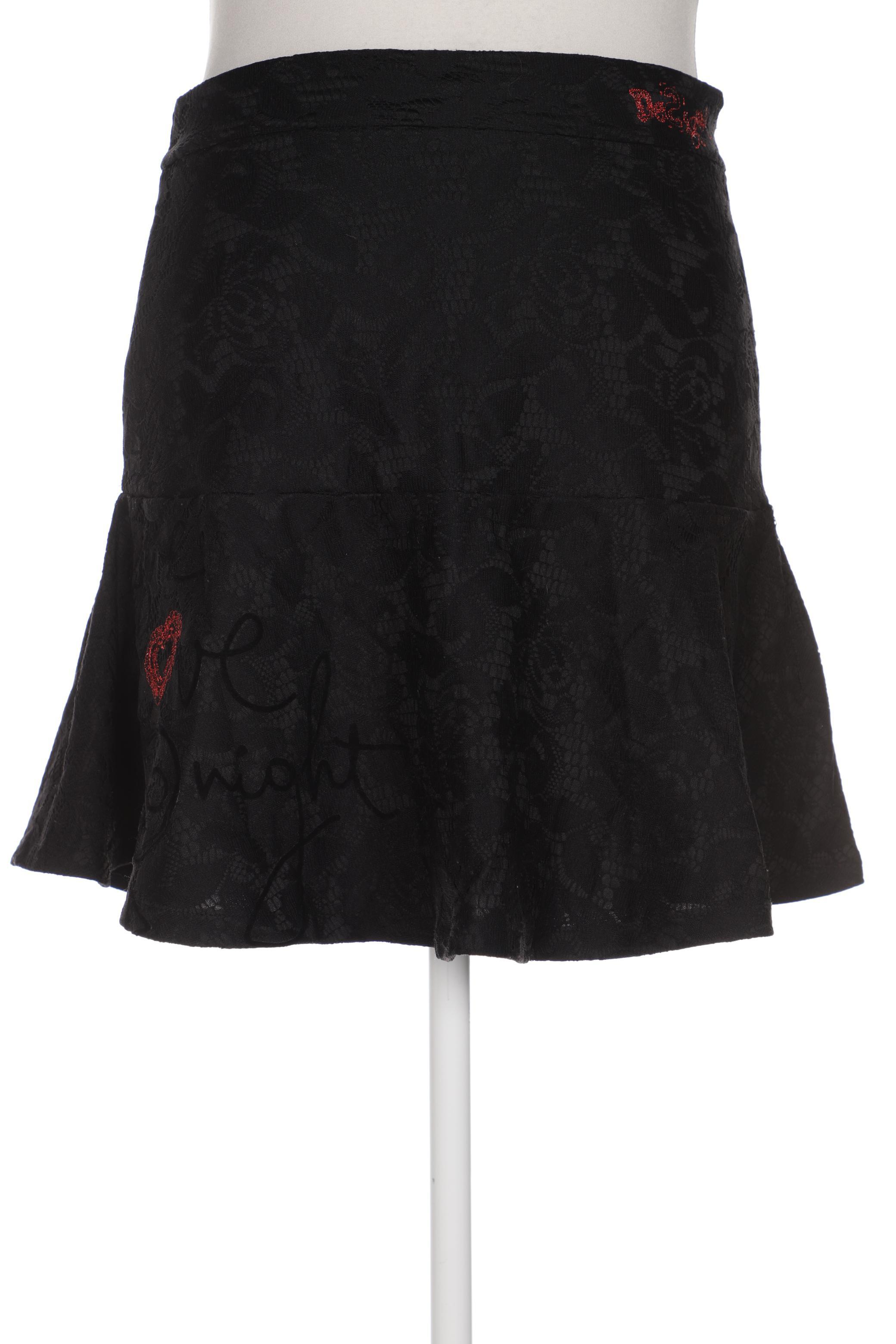 

Desigual Damen Rock, schwarz, Gr. 42