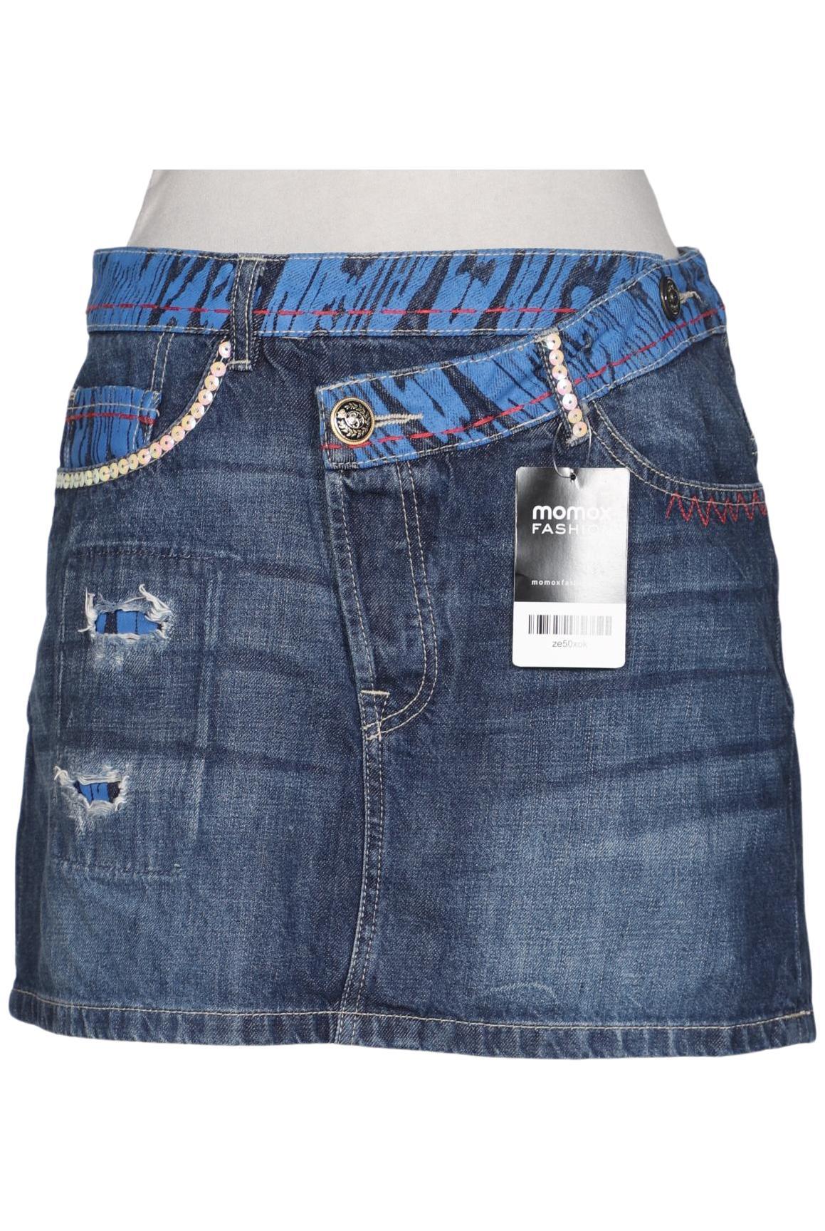 

Desigual Damen Rock, marineblau, Gr. 36